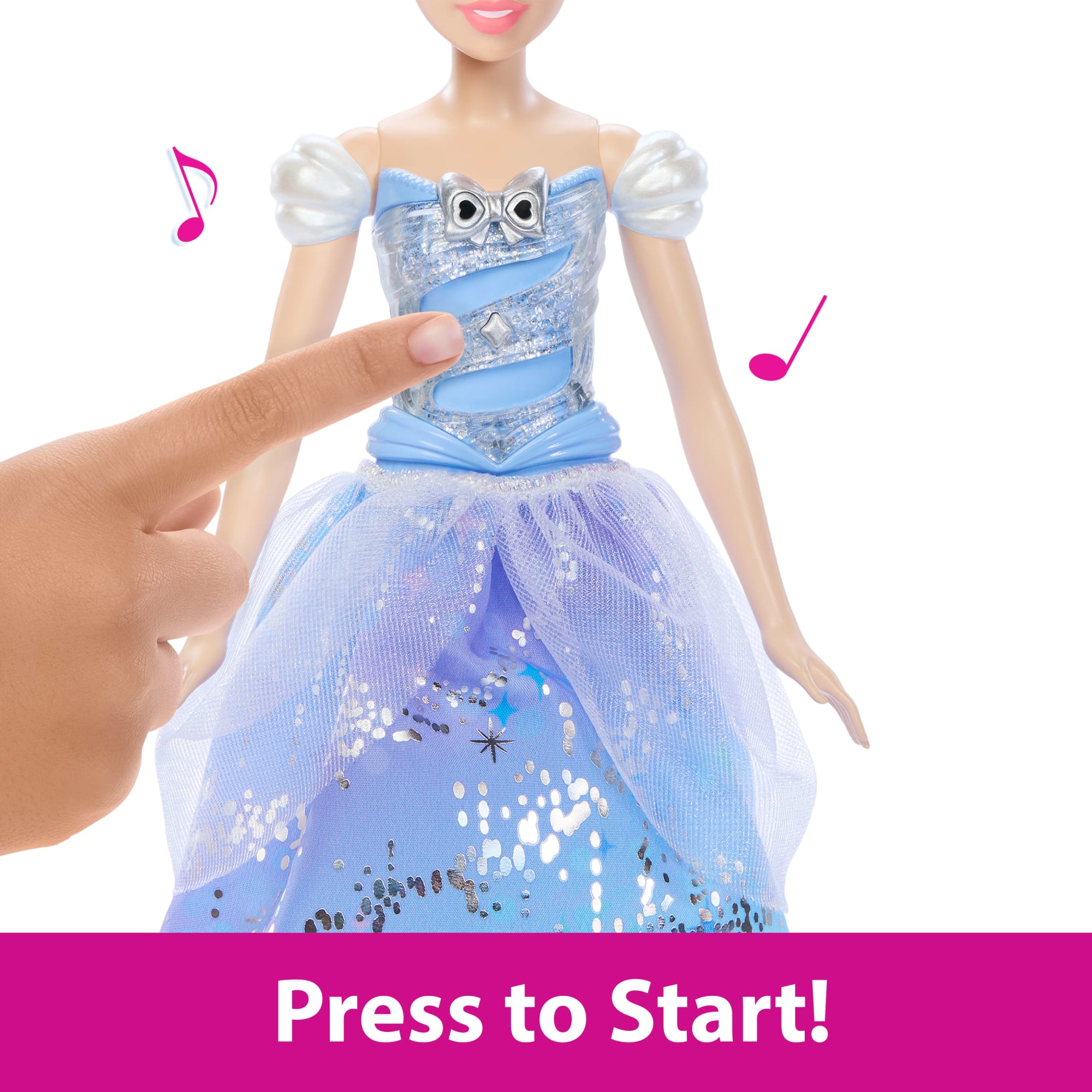 Disney Princess Enchanted Ballgown Cinderella Fashion Doll With Lights & Sounds. inspired By Movie - Image 3