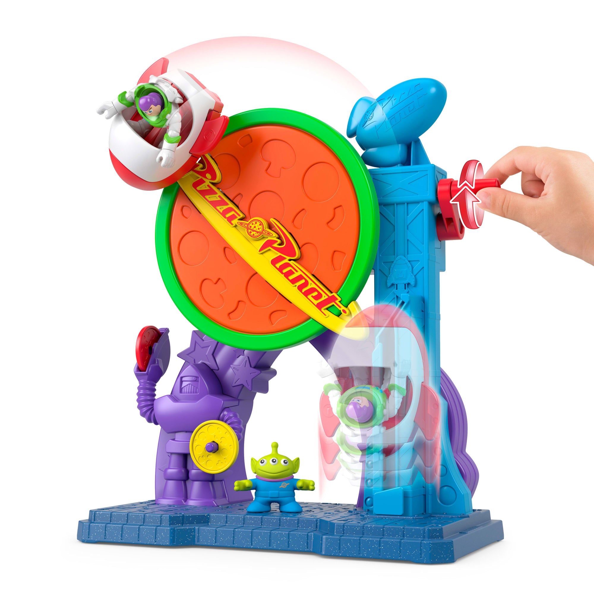 Imaginext Project Target Set de Juego Imaginext Toy Story Conjunto Pizza Planet com Buzz e Alienígena - Image 3
