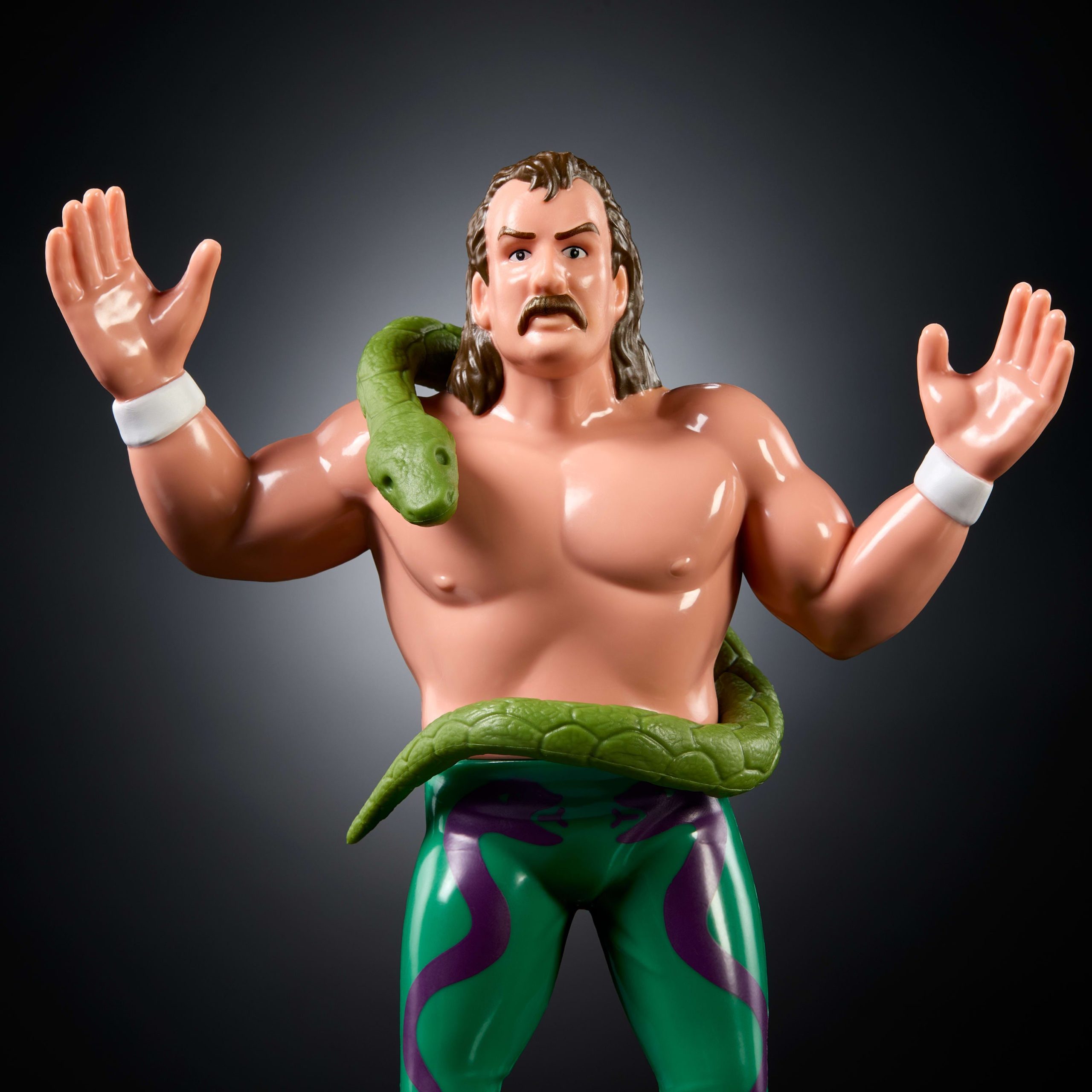 LJN WWE Superstars Jake The Snake Roberts Action Figure - Image 3