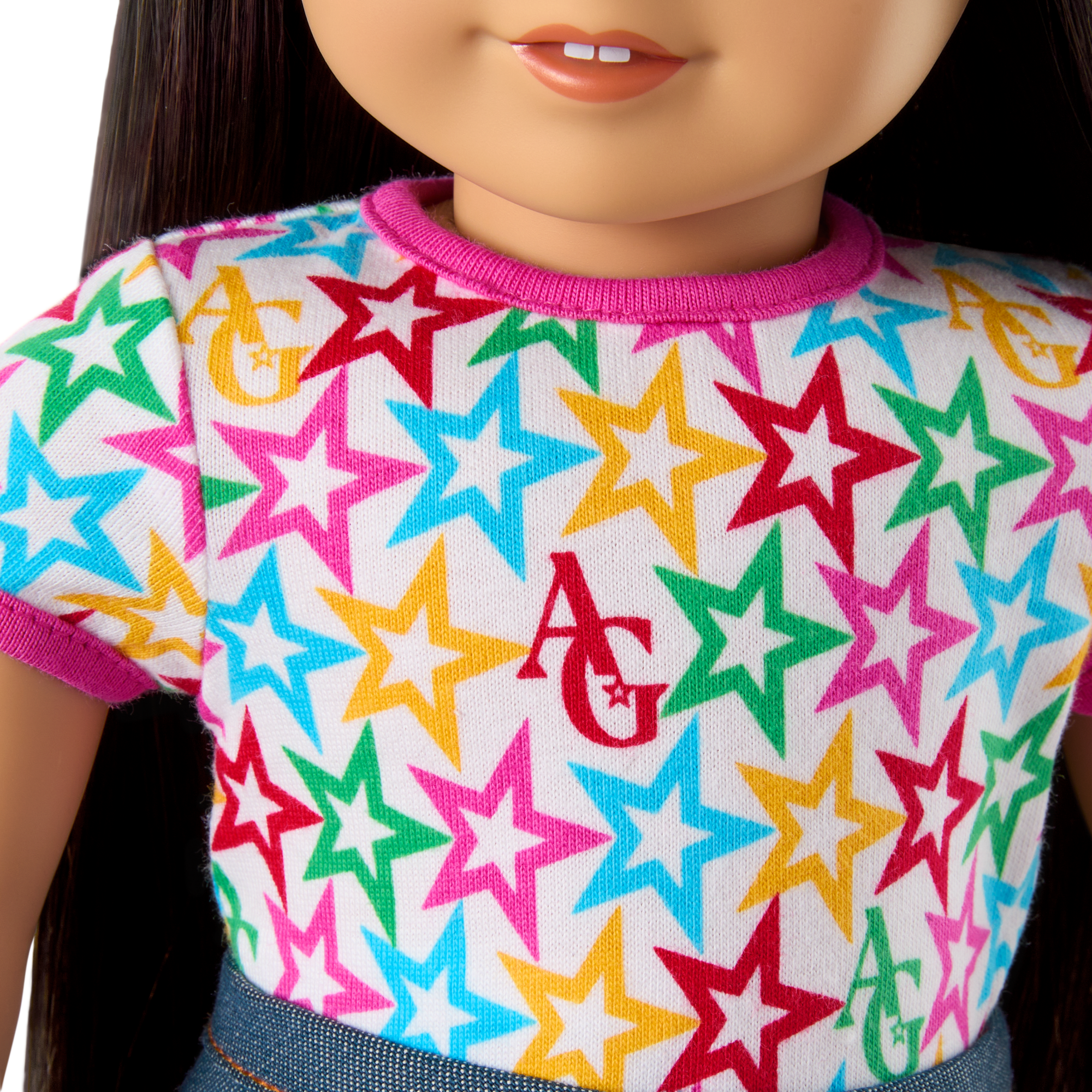 Truly Me™ 18-inch Doll #130 with straight black-brown hair - Image 8