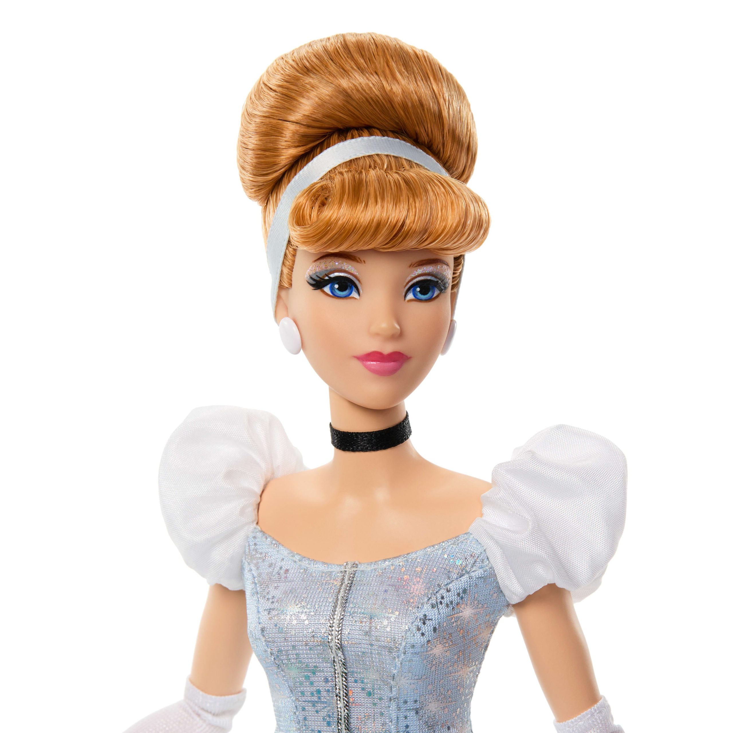 Disney Princess Sparkling Princess Series Cinderella Fashion Doll With Removable Dress & Accessories - Image 3