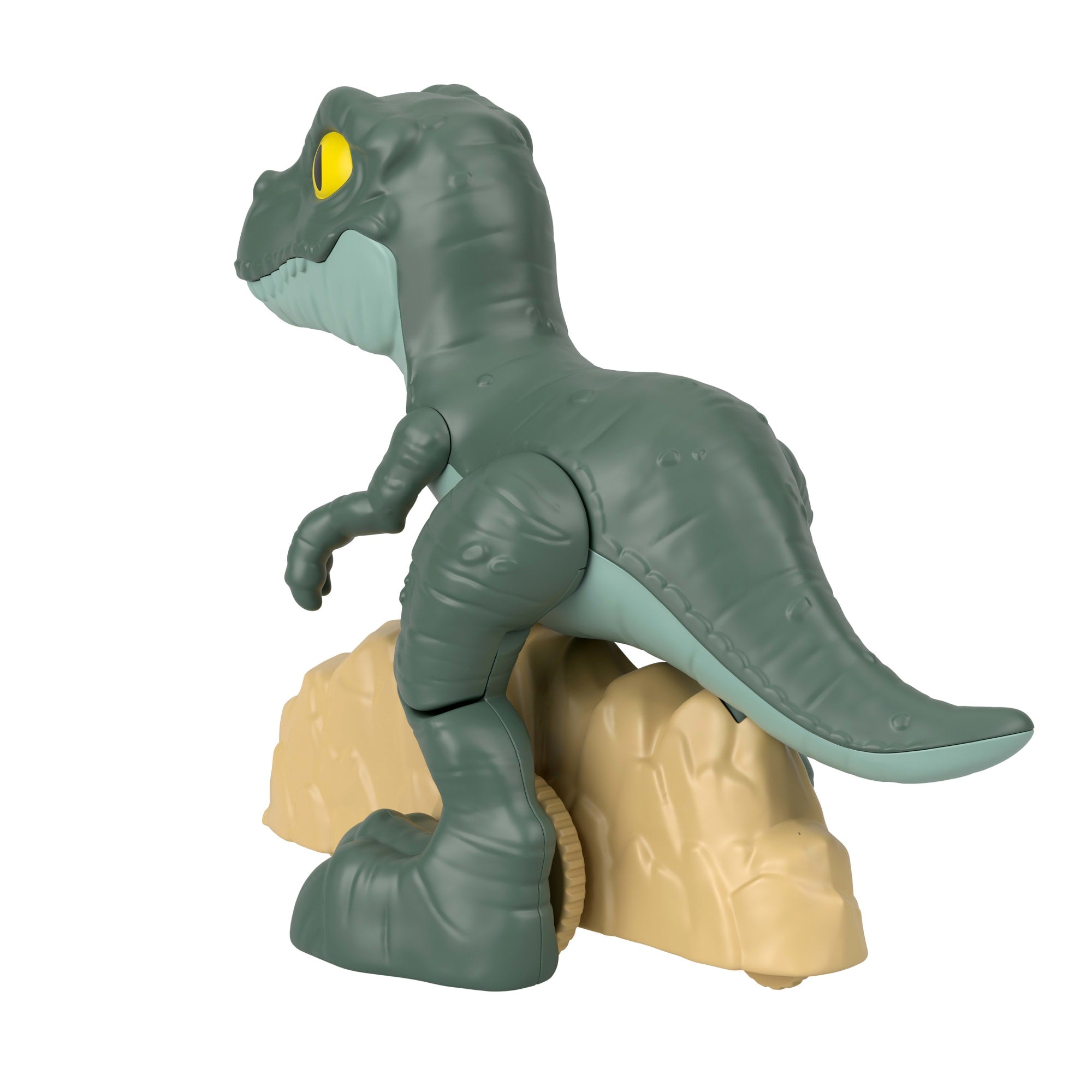 Fisher-Price Imaginext Jurassic World Tyrannosaurus Rex Dinosaur Toy With Wheels & Wiggling Motion - Image 5