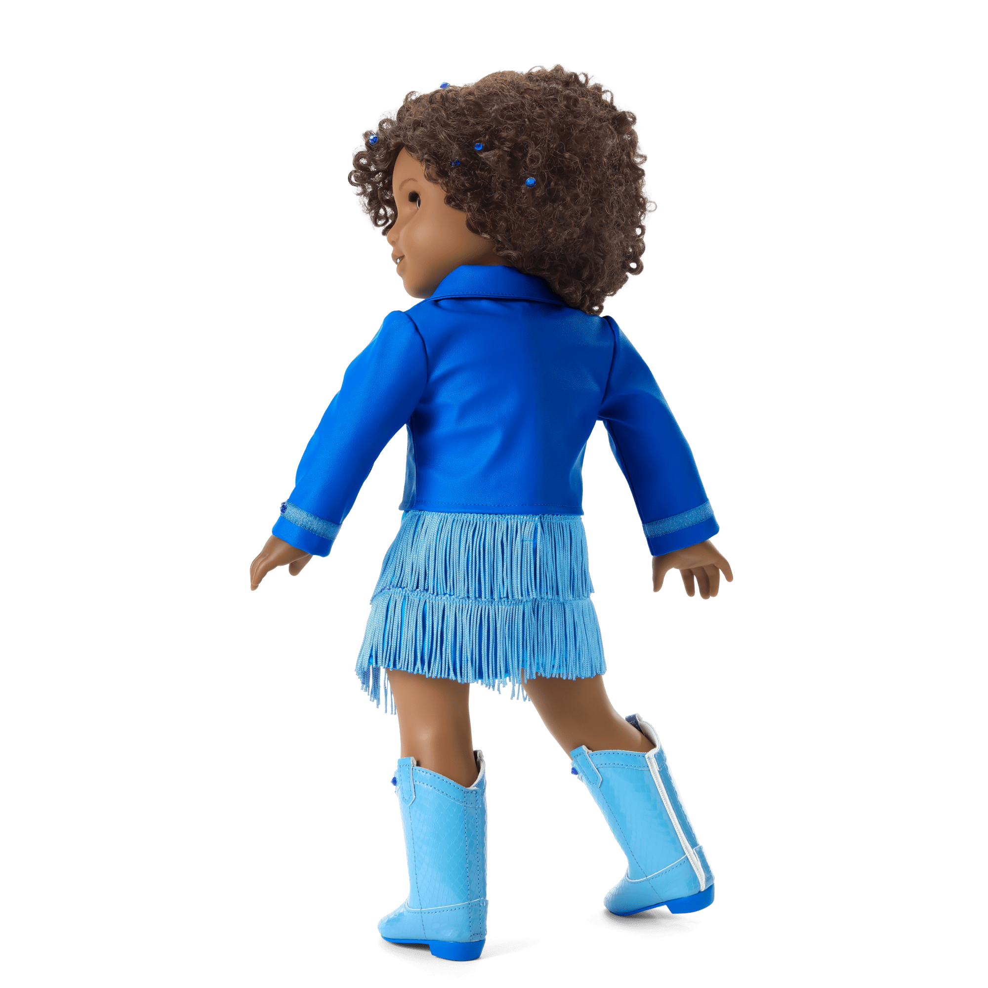 September Sapphire Sparkle Outfit for 18-inch Dolls - Image 3