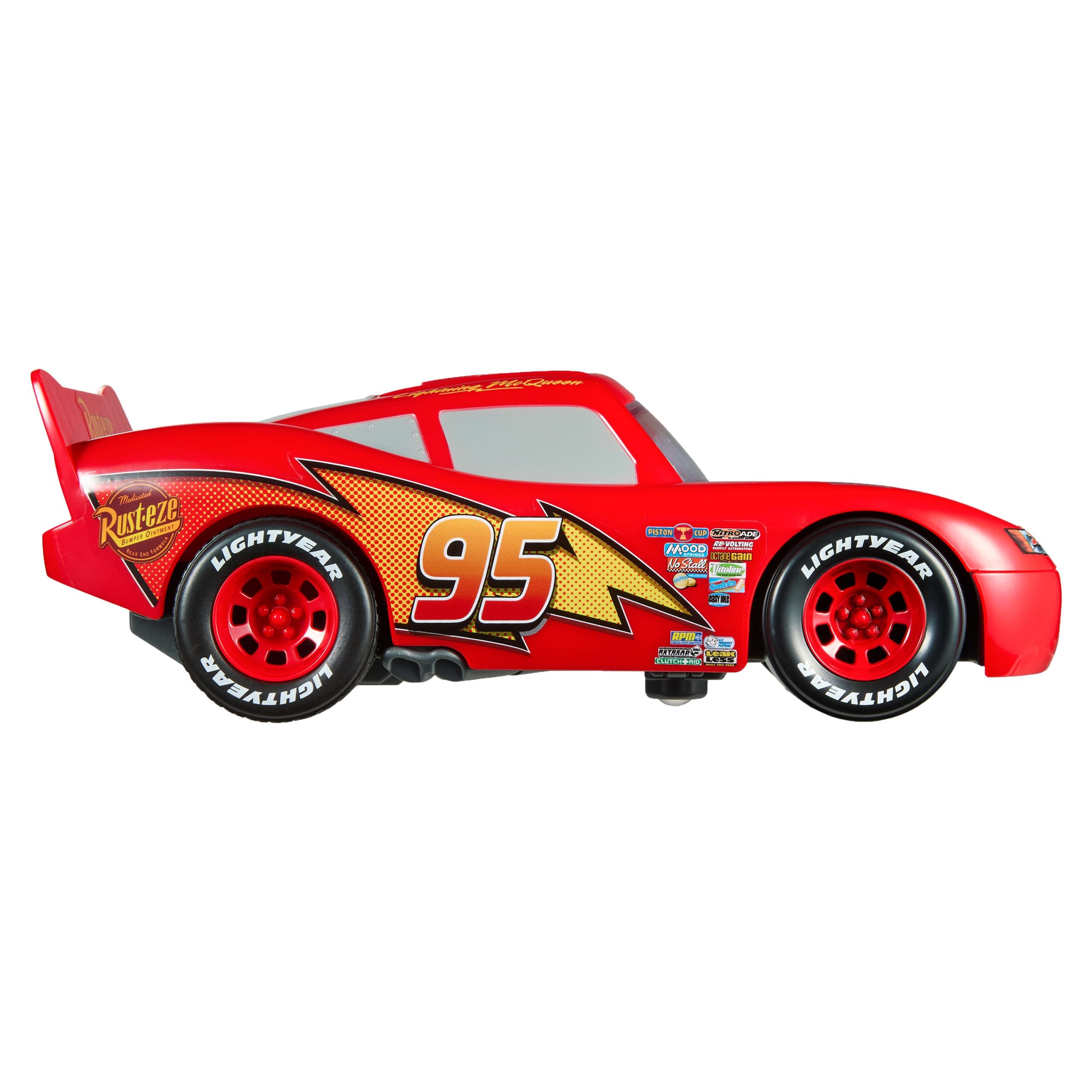 Disney And Pixar Cars Action Scene Lightning Mcqueen. Battery-Powered Toy Vehicle With Sound Effects - Image 5