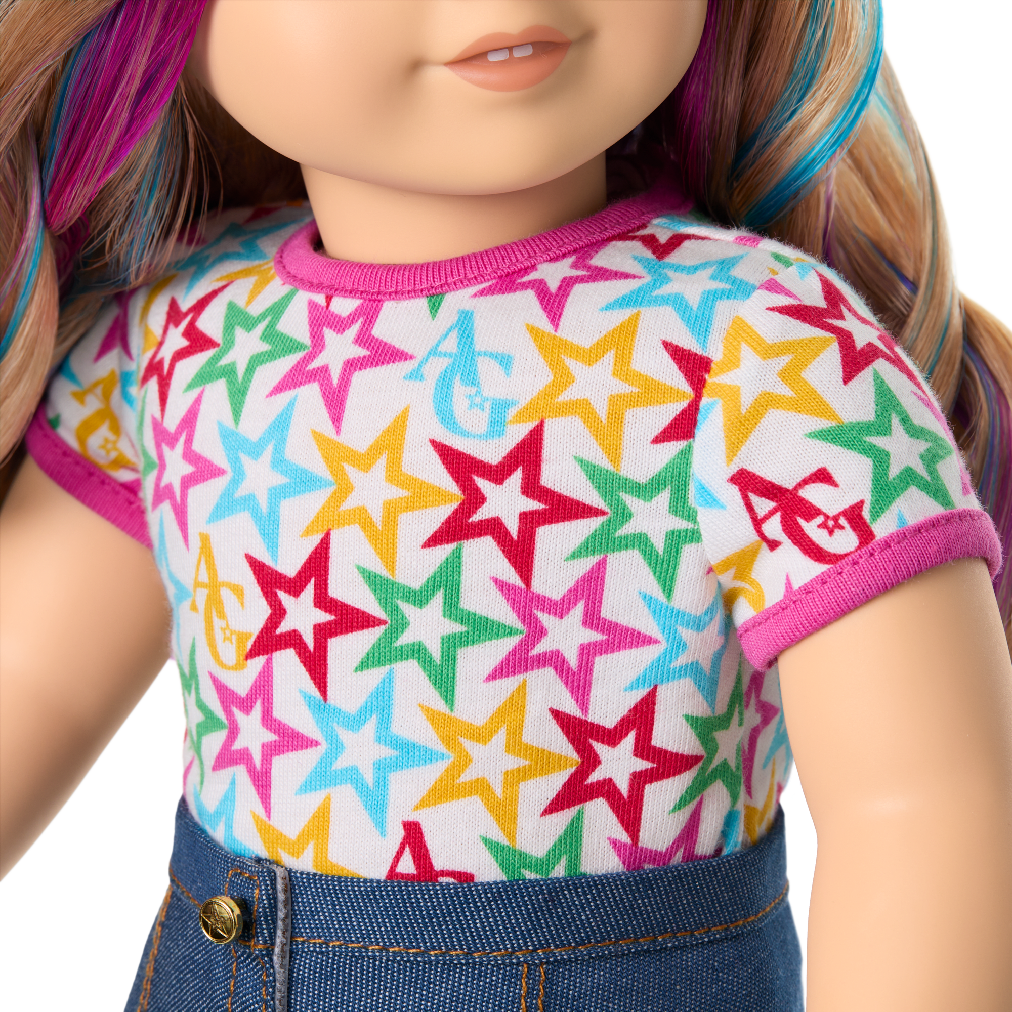 Truly Me™ 18-inch Doll #110 with wavy blonde hair - Image 8