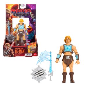 Masters Of The Universe He-Man Power Sword Slash Feature Figure Toy. 5.5 Inch Twist & Release Action