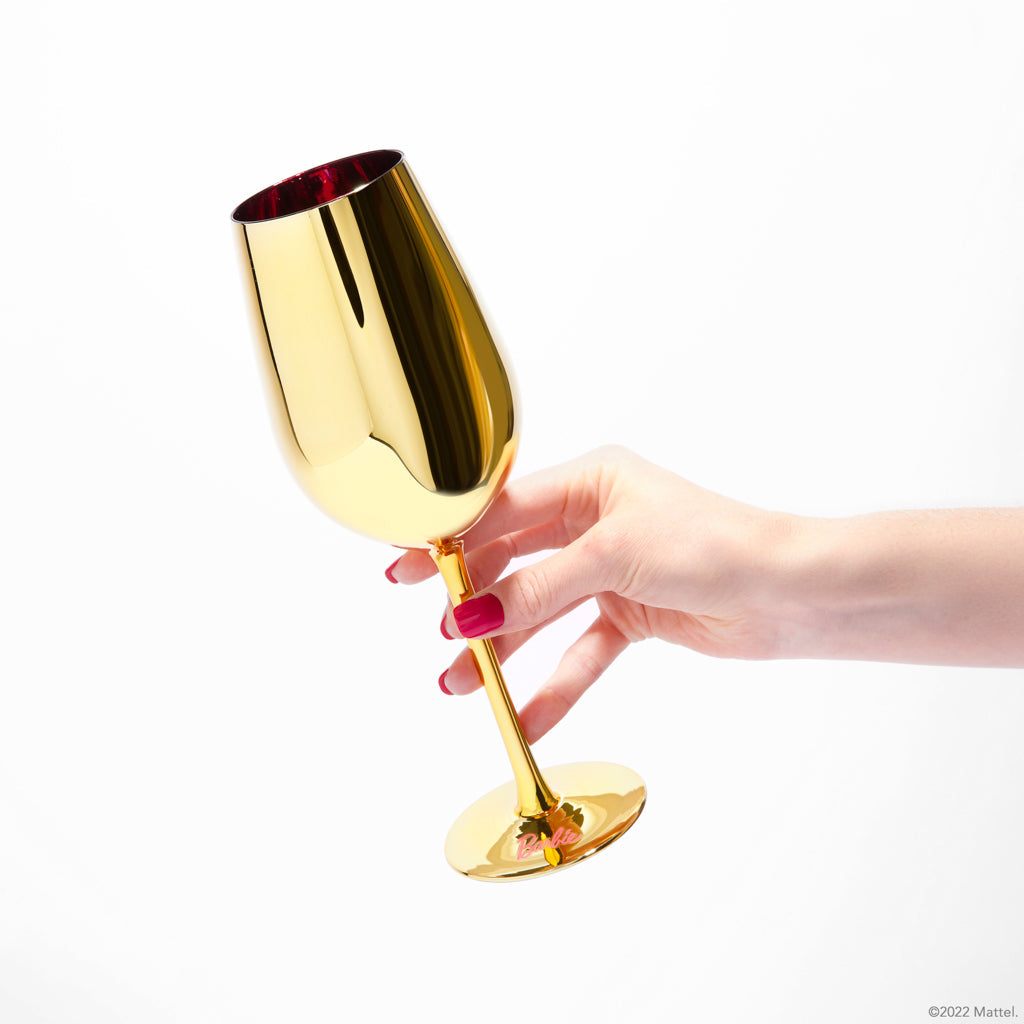 Barbie™ X Dragon Glassware® Dreamhouse™ Wine Glasses - Image 3