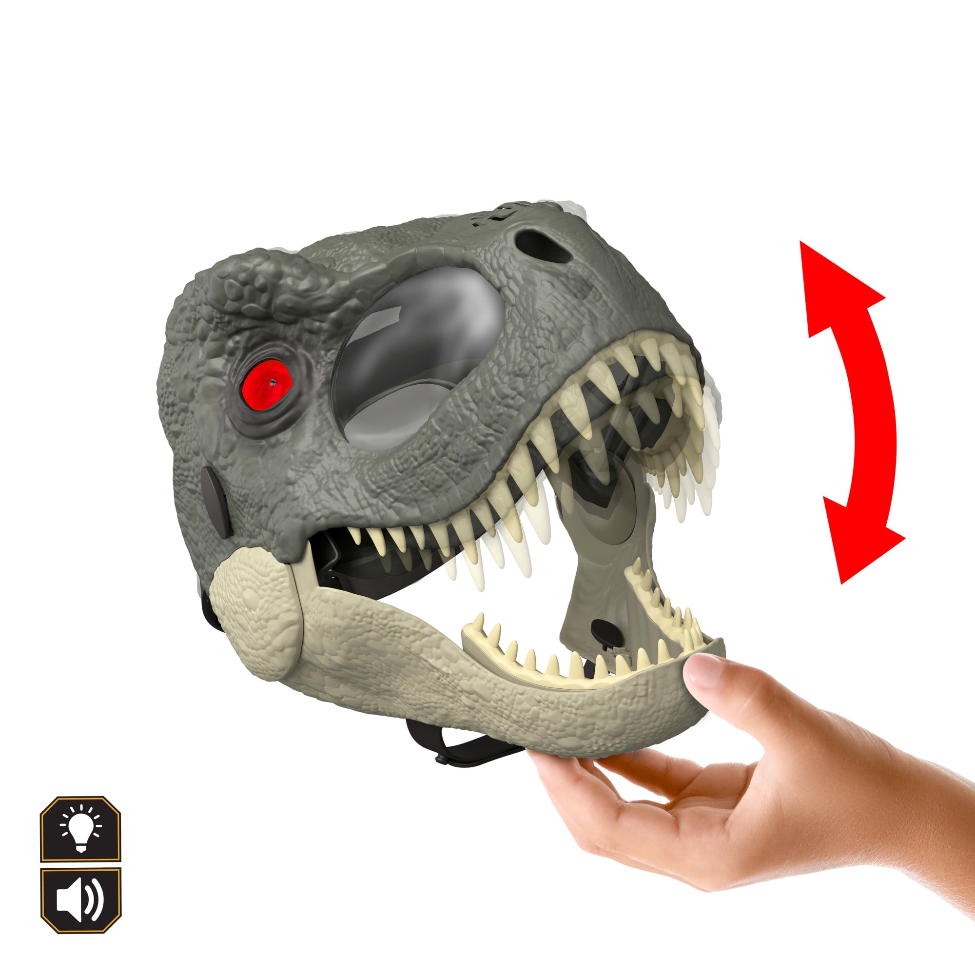 Jurassic World Juguete Rebirth Máscara Deluxe de Dinosaurio - Image 4