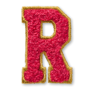 AG™ Letter R Stick-On Patch
