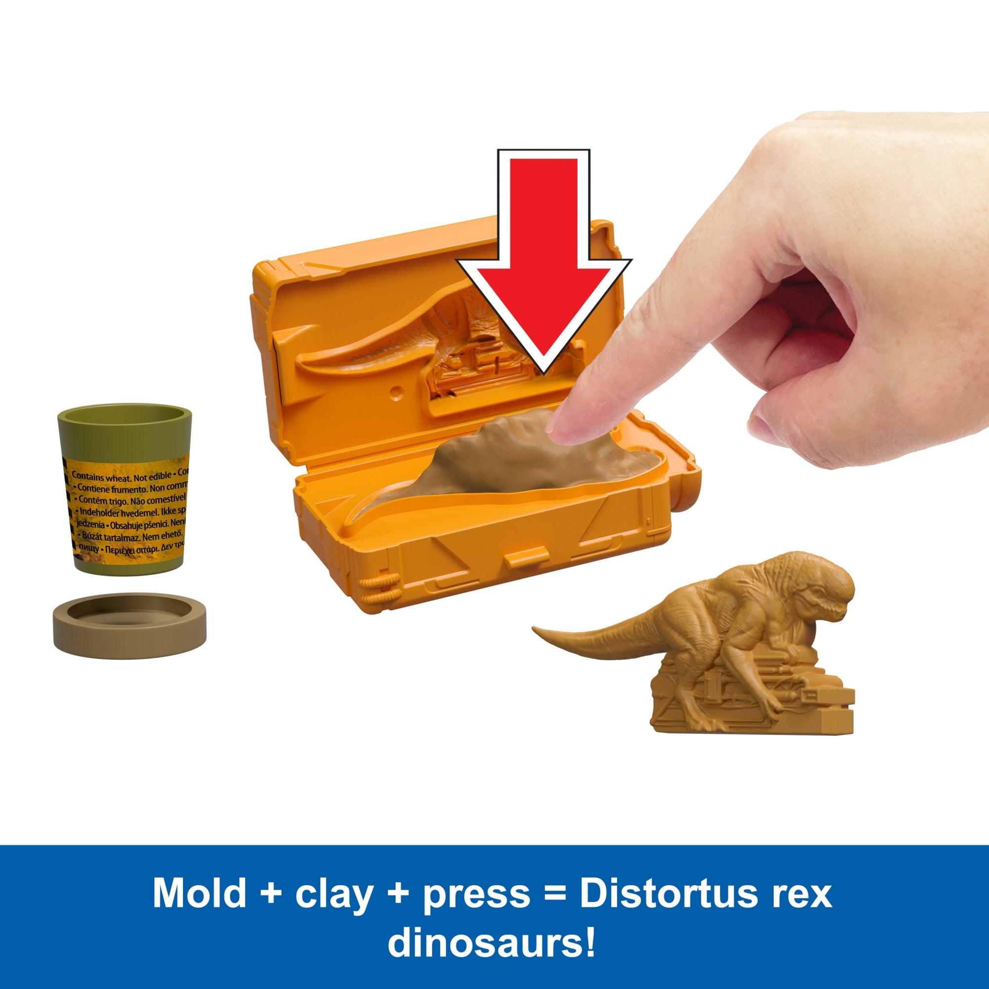 Jurassic World Distortus Rex Lab Sensory Playset With 8 Mini Figures. Fidget Features in Case - Image 5