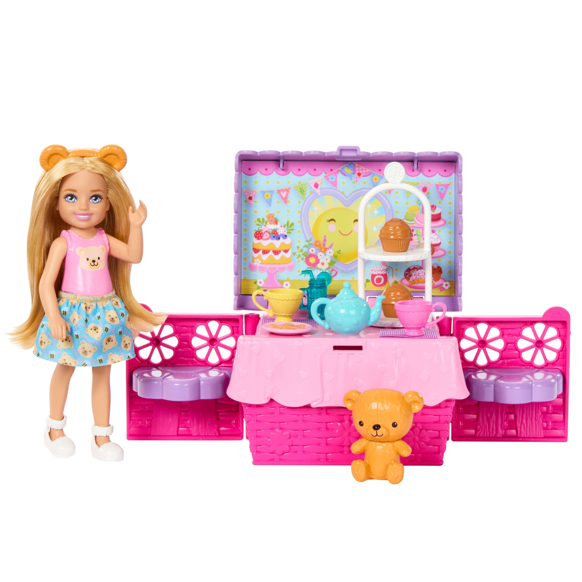 Barbie Famille et Amis-Club Chelsea-Coffret Goûter en Plein Air - Image 4