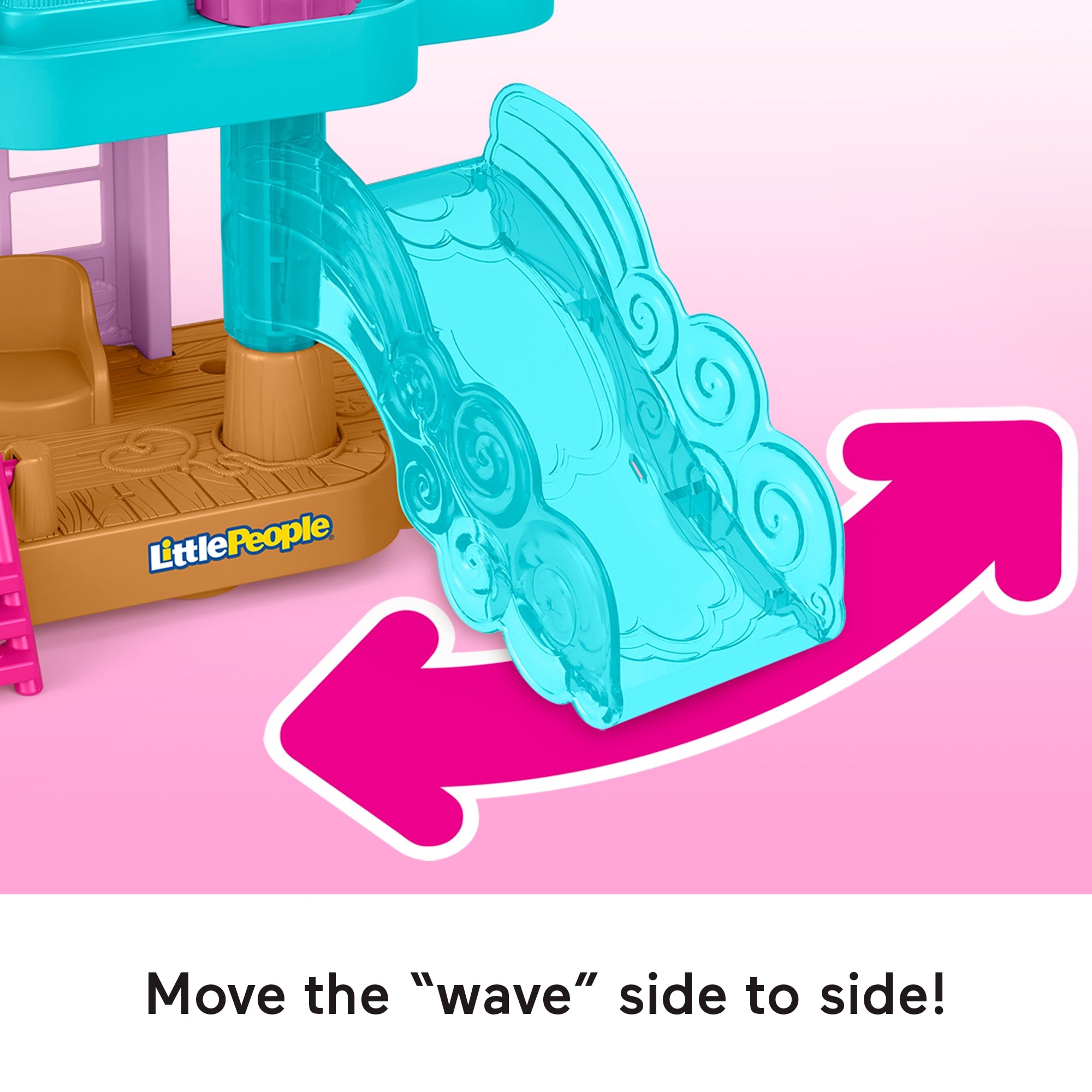 Fisher-Price Little People Barbie Beach House Toddler Playset With Figures & Accessories - Image 3