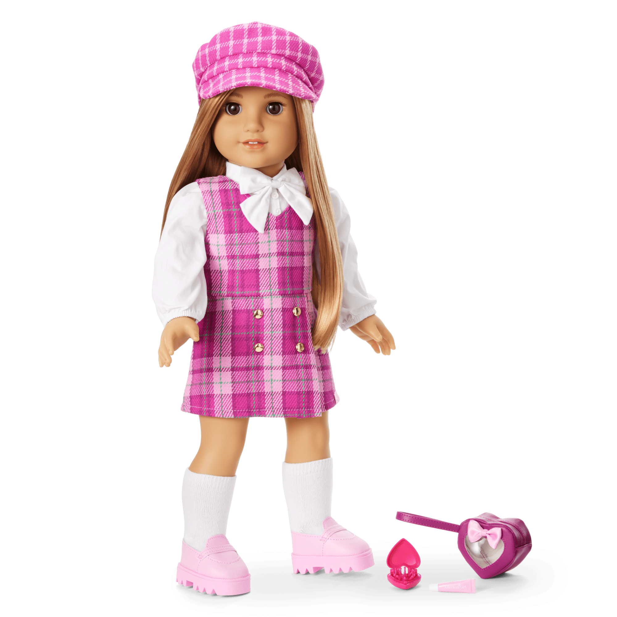 Pink & Preppy Outfit & We Heart Fashion Accessories for 18-inch Dolls - Image 6