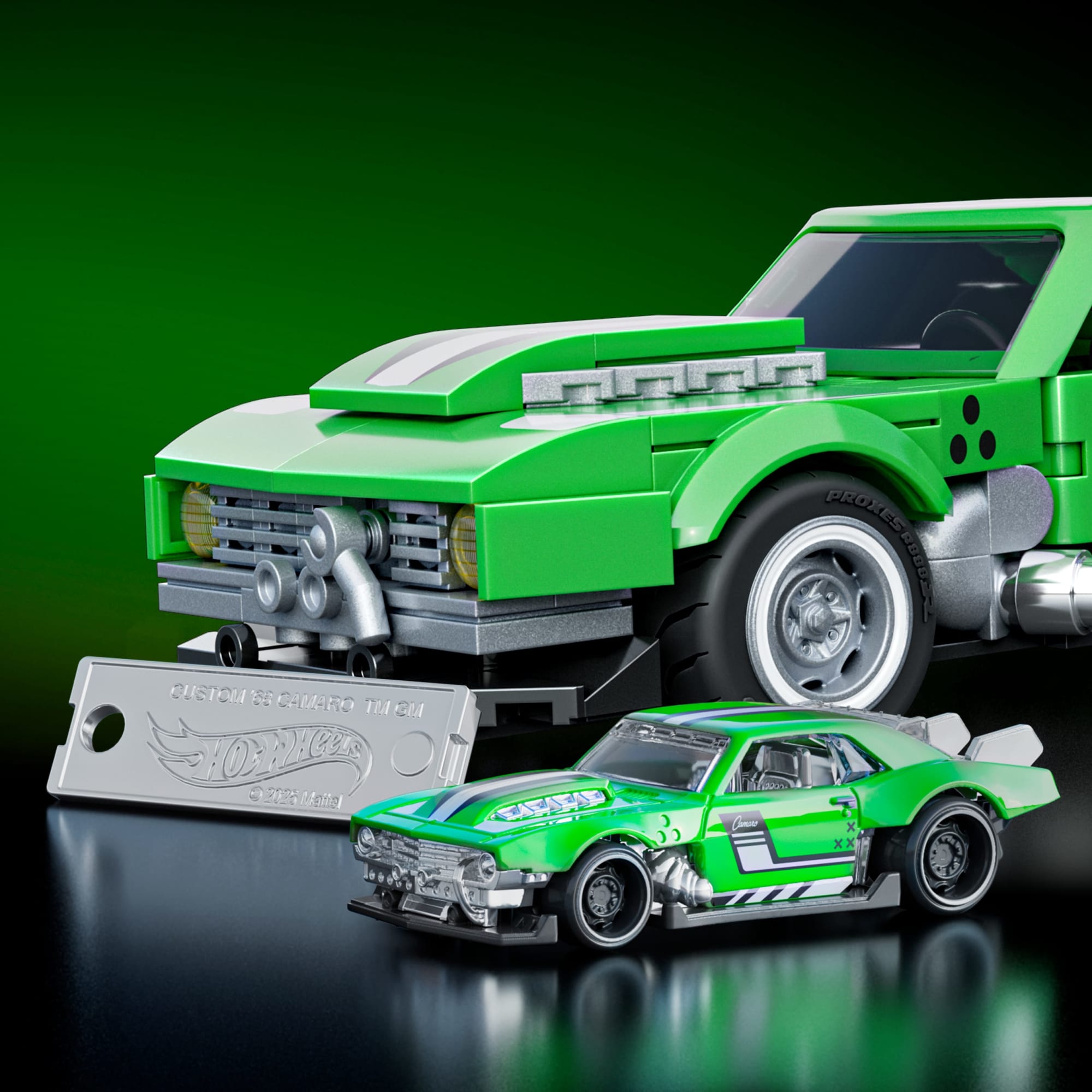 Mattel Brick Shop Hot Wheels Camaro Custom 1968. 289 Pièces. de Collect - Image 5