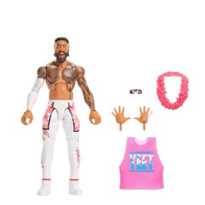 WWE Elite Jey Uso Action Figure. Series #124 Set. 6-Inch Collectible With Articulation & Accessories