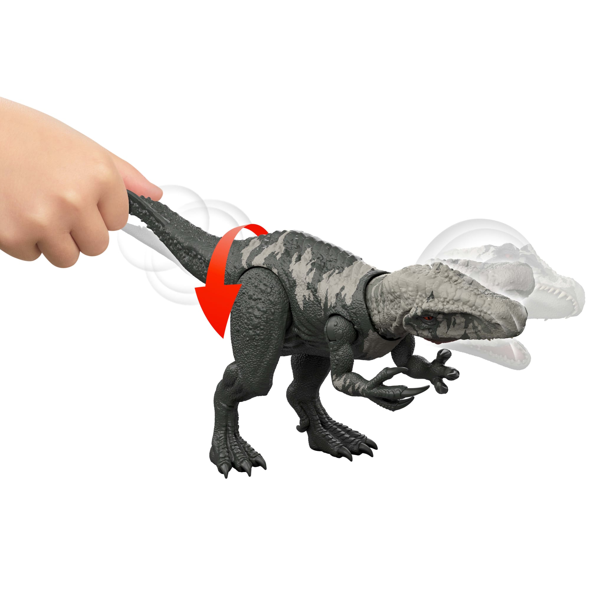Jurassic World Dinossauro de Brinquedo Rebirth Rastreadores Gigantes Chilantaisaurus - Image 3