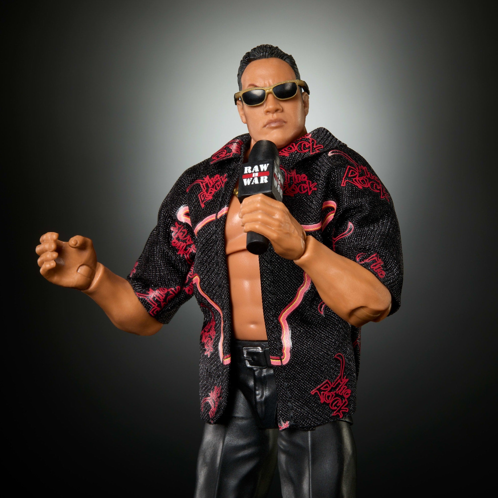 WWE Monday Night War Elite Collection The Rock Action Figure & Accessories 6-Inch Set - Image 4