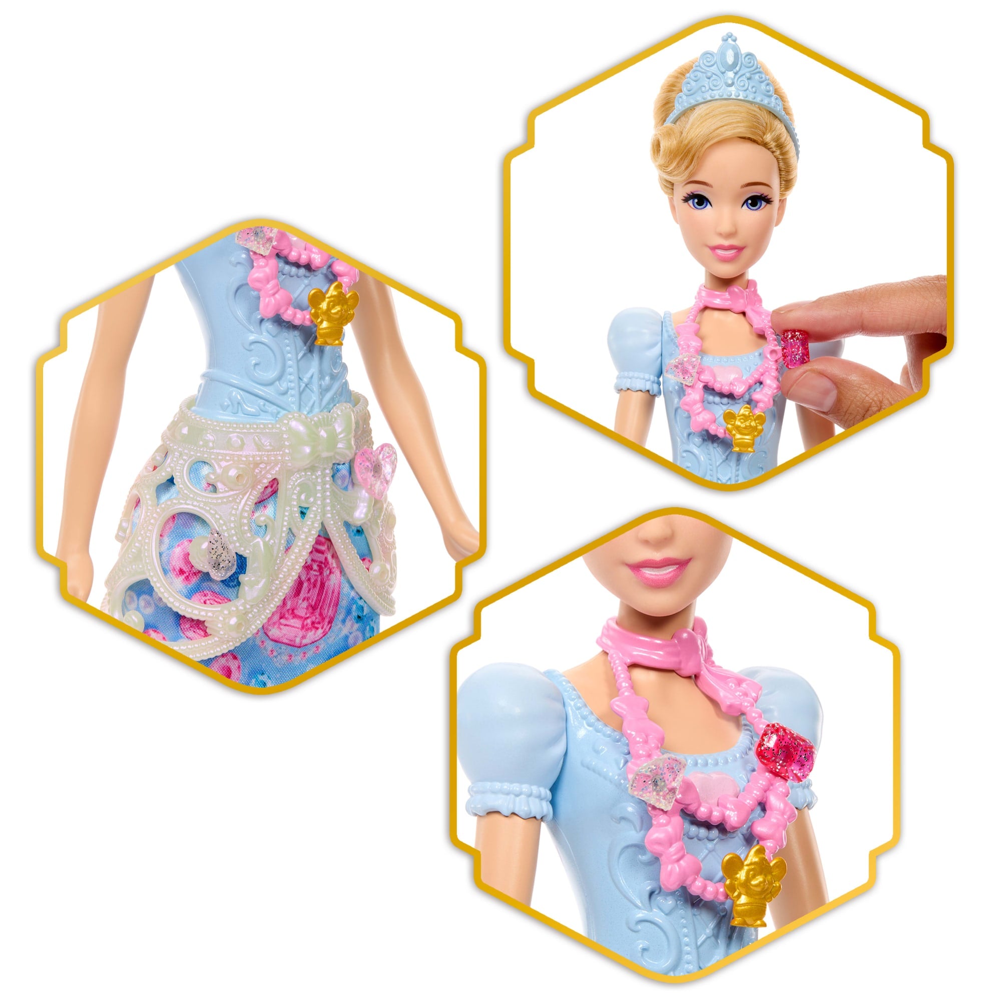 Disney Poupée Princesses Jewel Reveal Cendrillon - Image 3