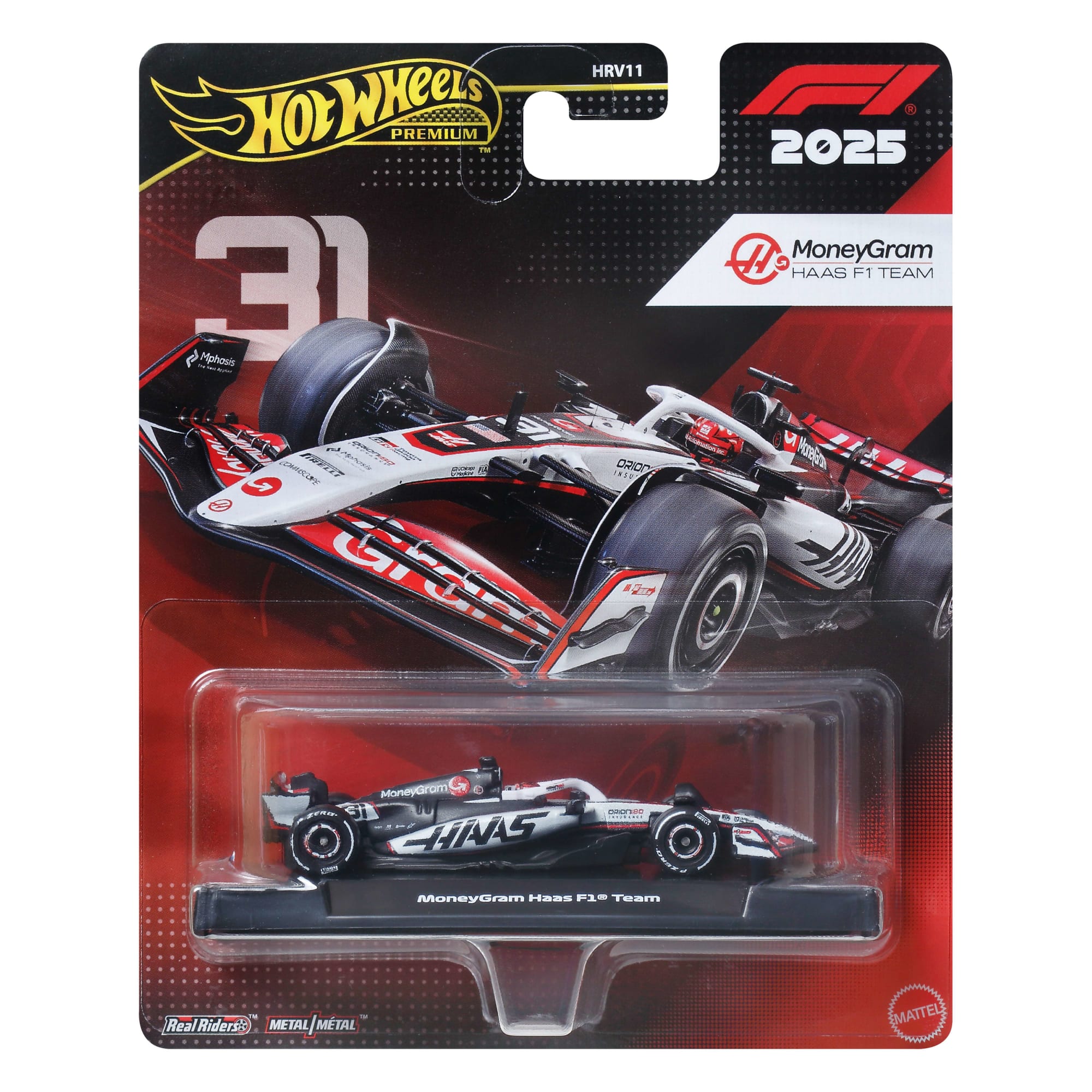 Hot Wheels 1:64 Scale Premium Die-Cast Formula 1 Collectible Toy Race Car - Image 6