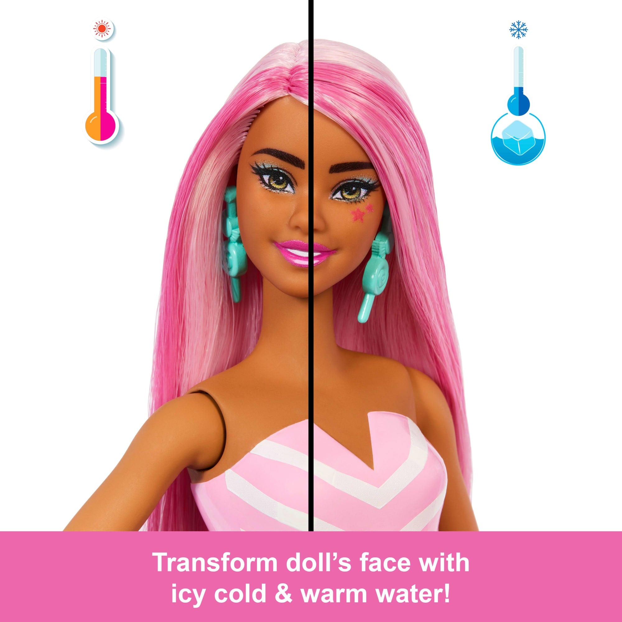 Barbie Pop Reveal Treat Series Doll & Accessories Set. 8 Surprises Include Pet - Image 4