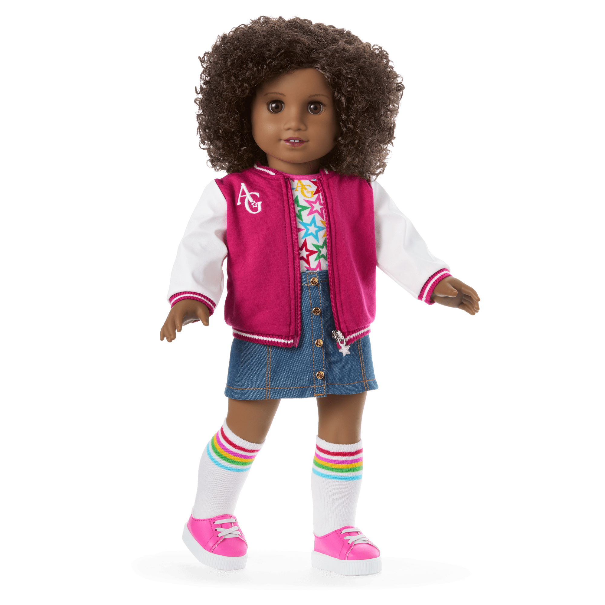 Truly Me™ 18-inch Doll #112 with curly dark-brown hair - Image 2