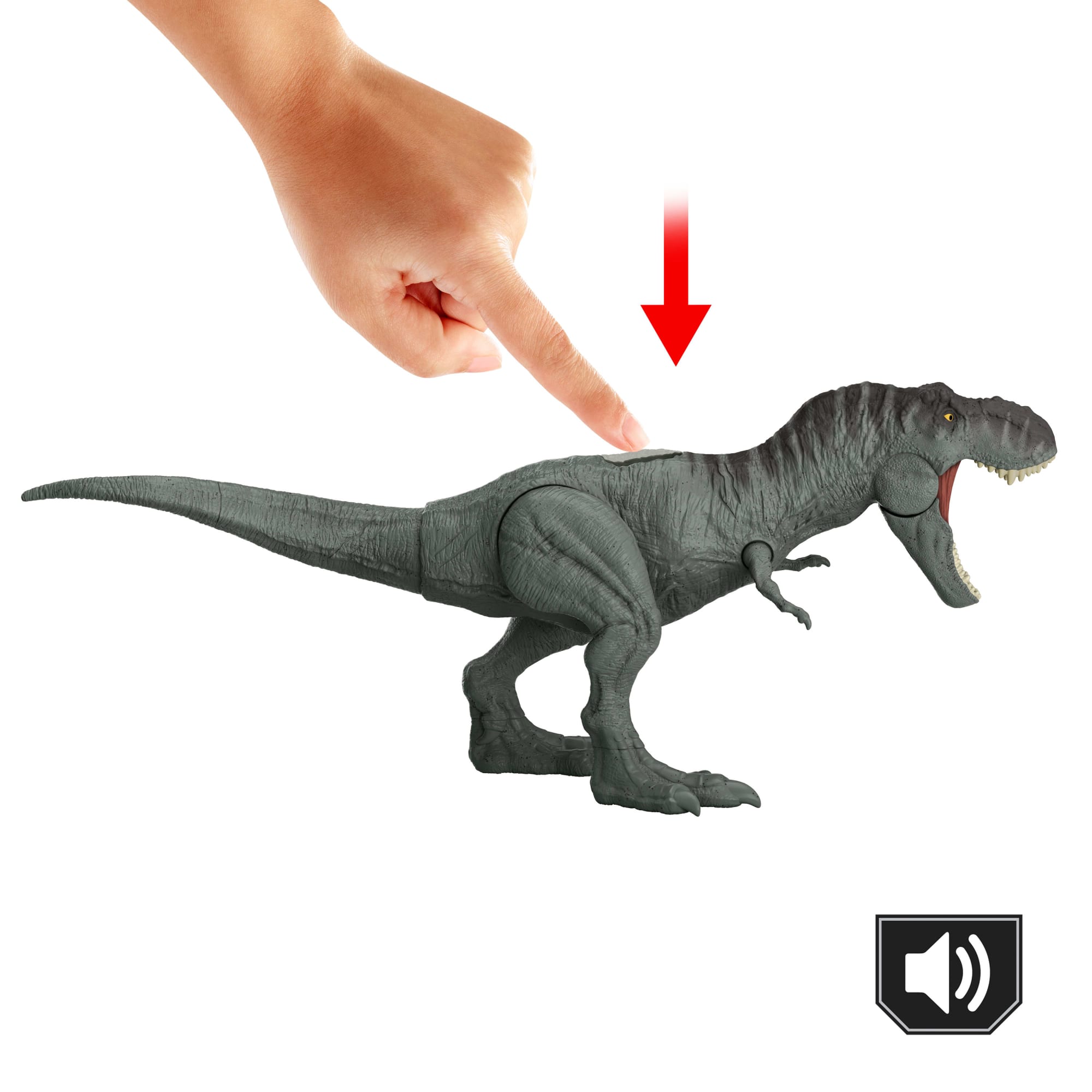 Jurassic World Dinossauro de Brinquedo Rebirth de 12 com som - Image 2