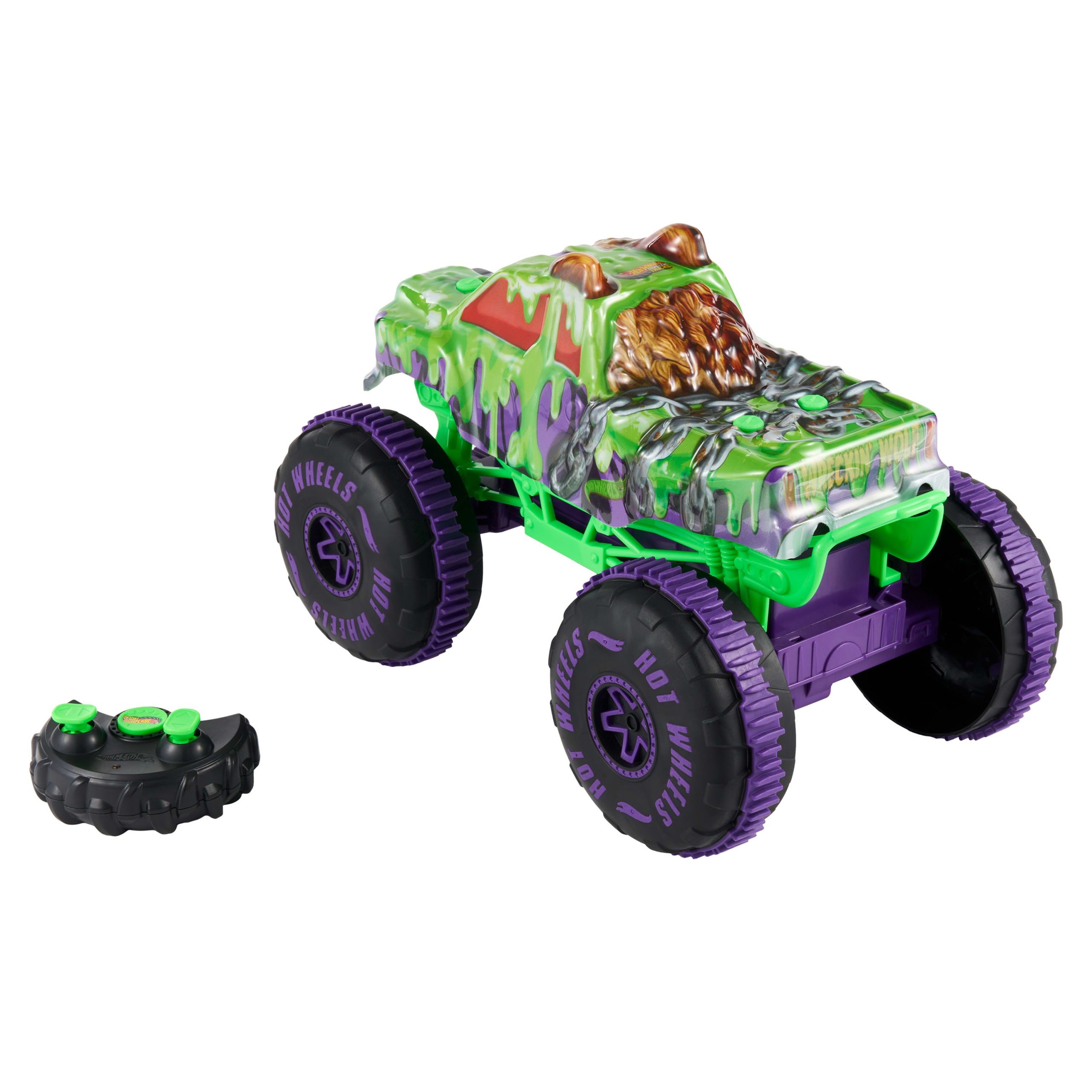 Hot Wheels Monster Trucks Loup Ravageur Télécommandé - Image 5