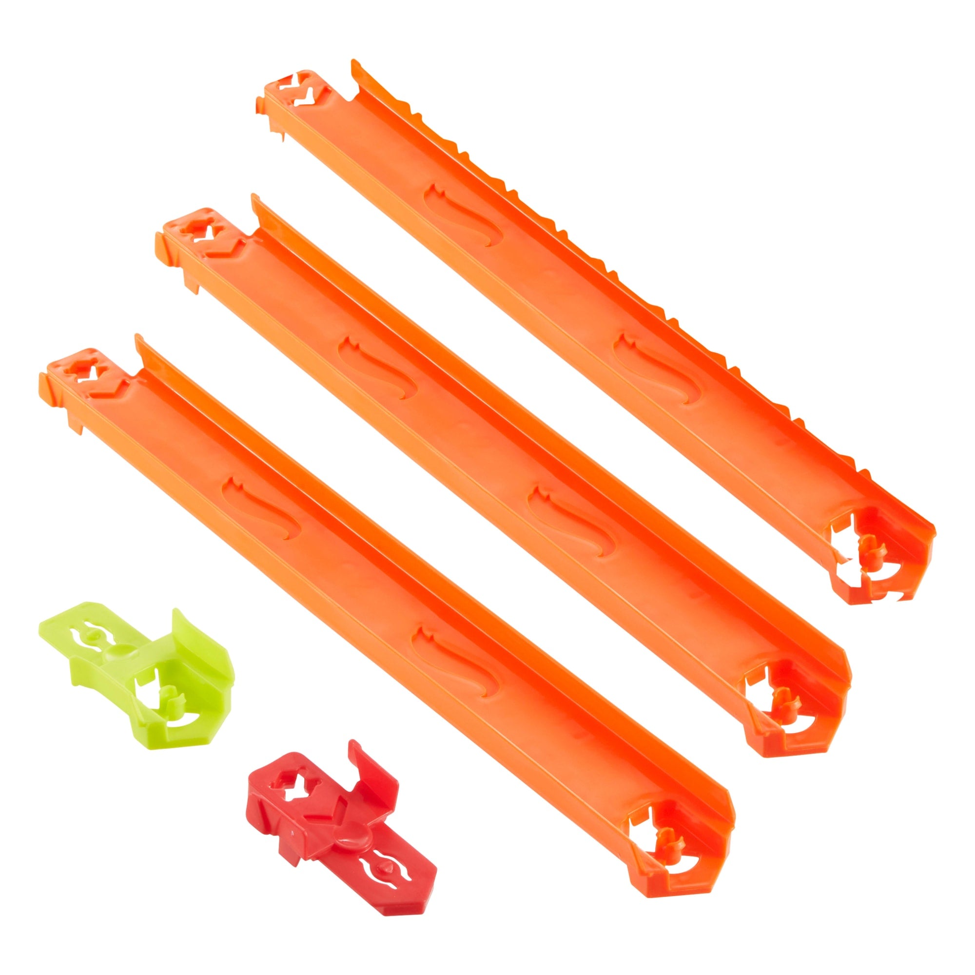 Hot Wheels Track Creator Straight Track Pack. 3 Feet Of Speed Snap Track & 2 Adapters - Image 2