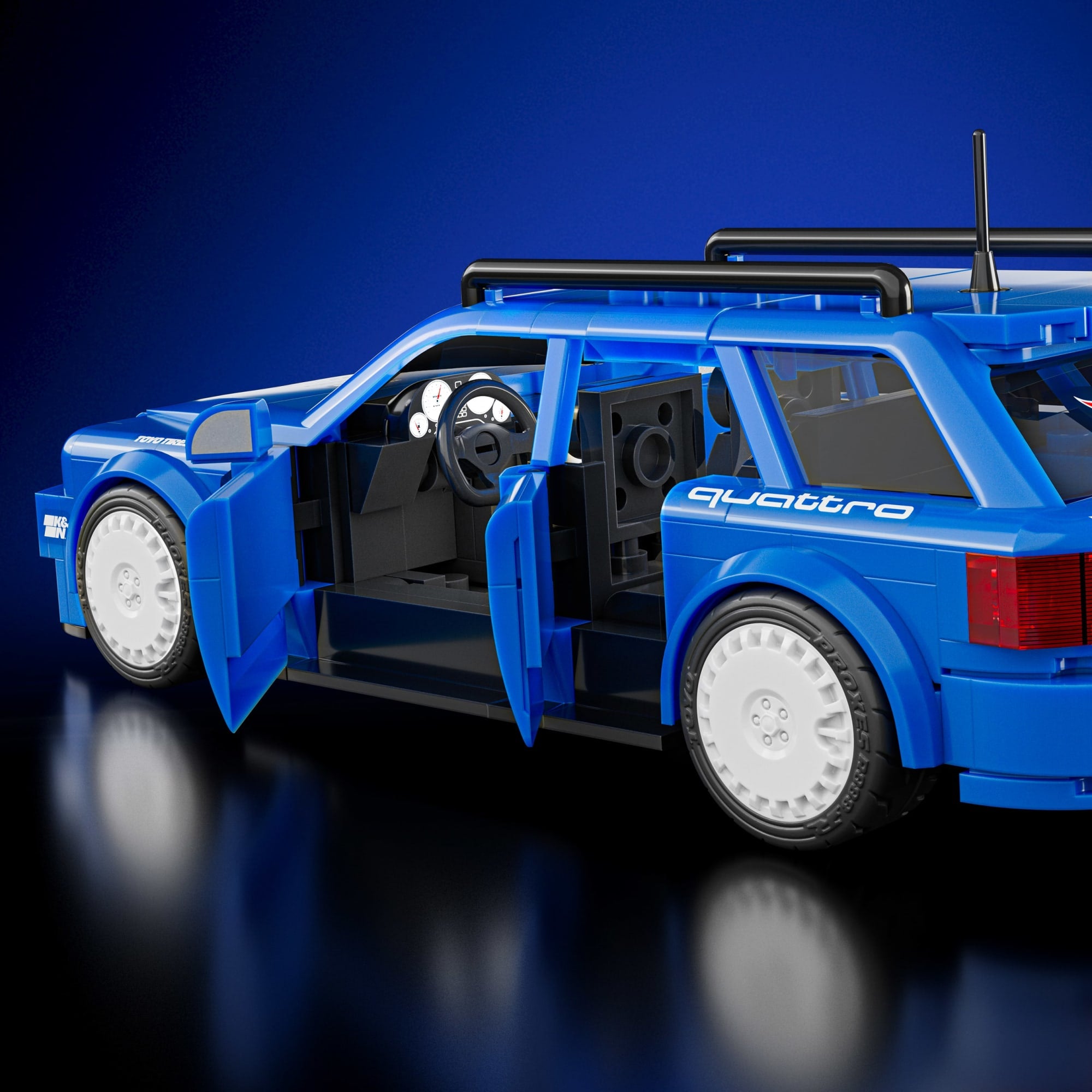 Mattel Brick Shop Hot Wheels Juguete de Construcción Speed '94 Audi Avant RS2 - Image 6