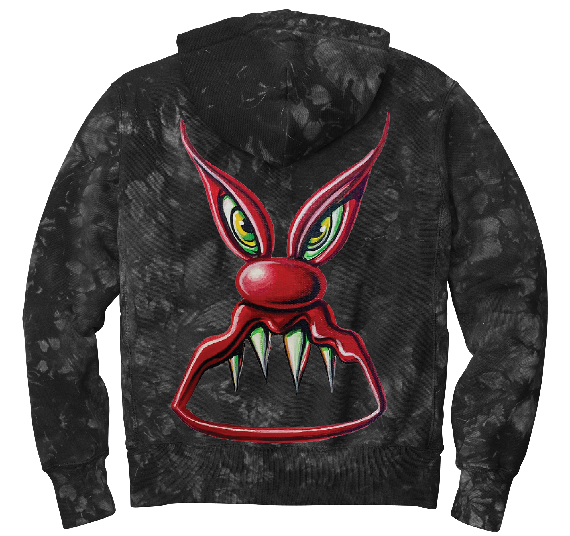 Hot Wheels x Kenny Scharf Black Tie Dye Hoodie - Image 6