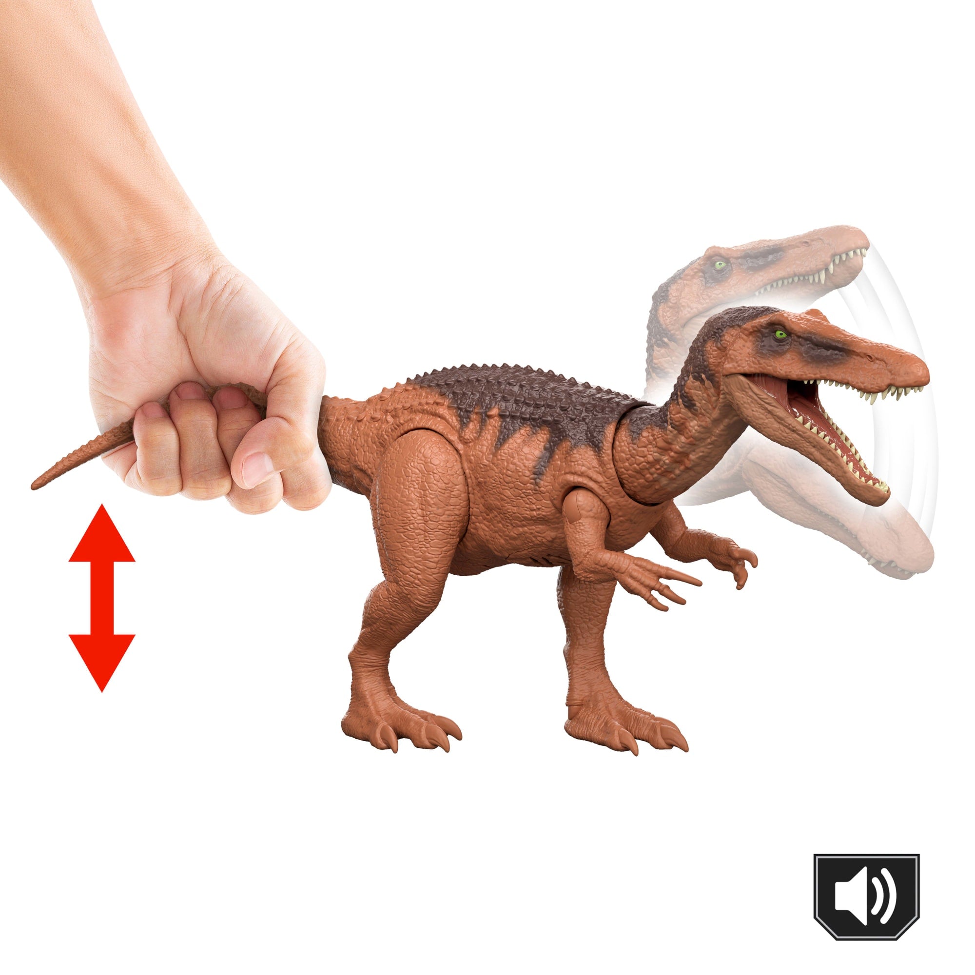 Jurassic World Dinossauro de Brinquedo Rebirth Rugido Selvagem Baryonyx - Image 3