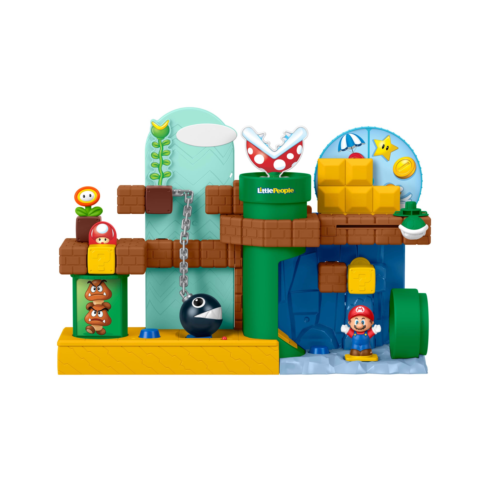 Little People Mario Bros Brinquedo para Bebês FP Little People Playset Mundo Do Mario Bros - Image 5