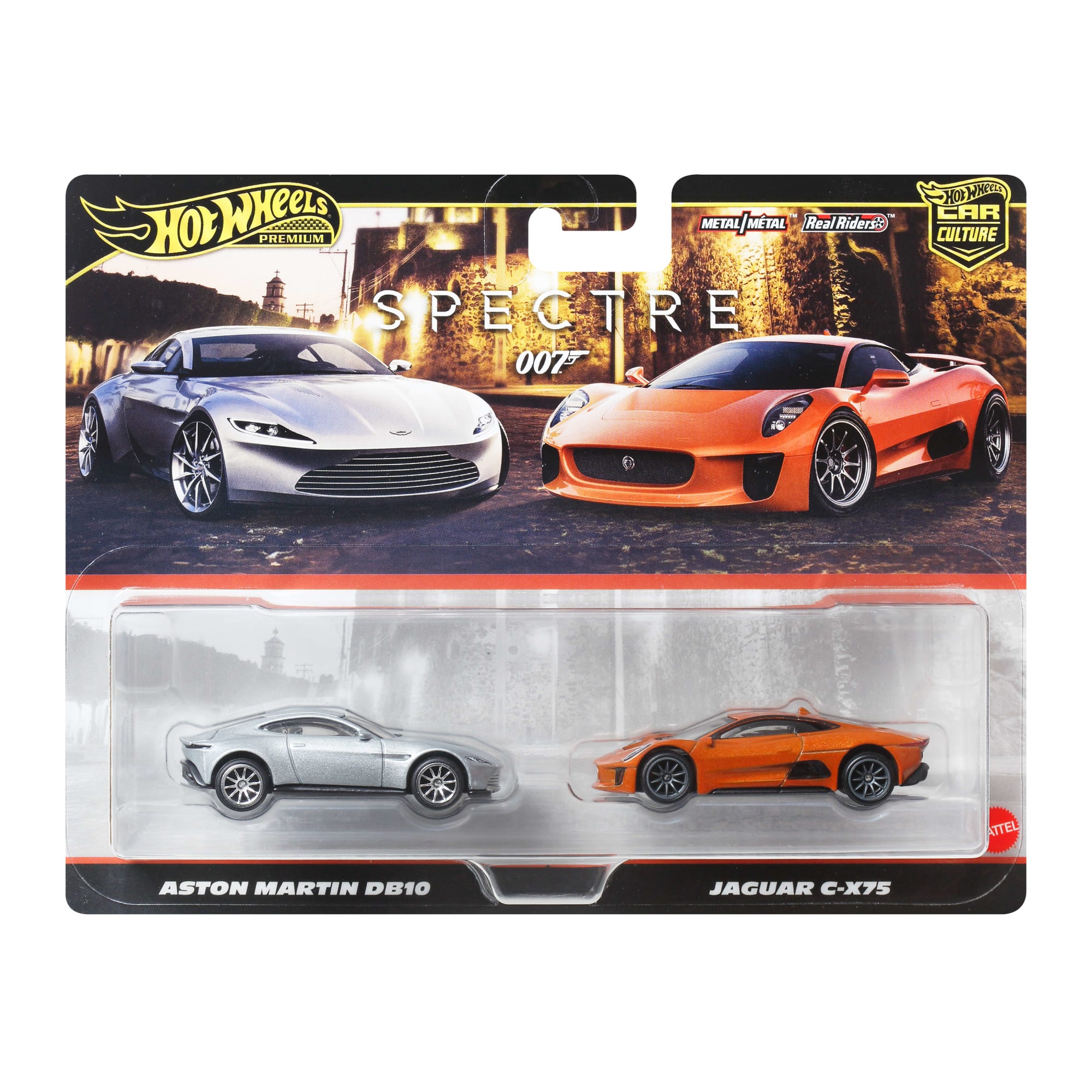 Hot Wheels Premium Car Culture James Bond Spectre 007 2-Pack Jaguar C-X75 & Aston Martin DB10 - Image 13