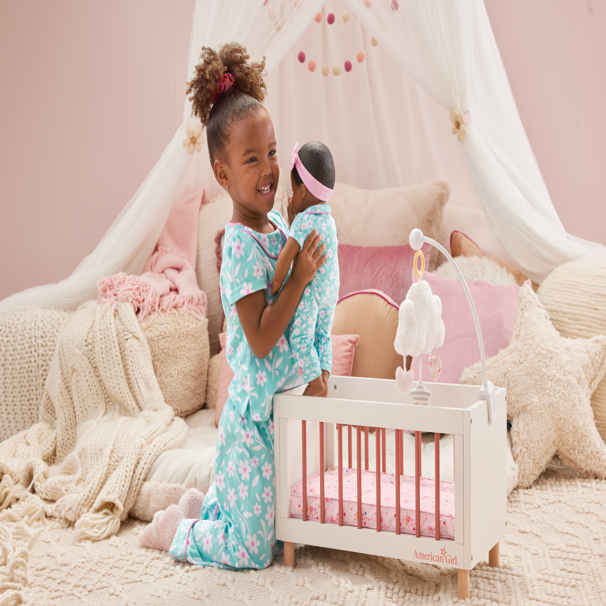 Flower Fun PJs for Little Girls (Bitty Baby®) - Image 12