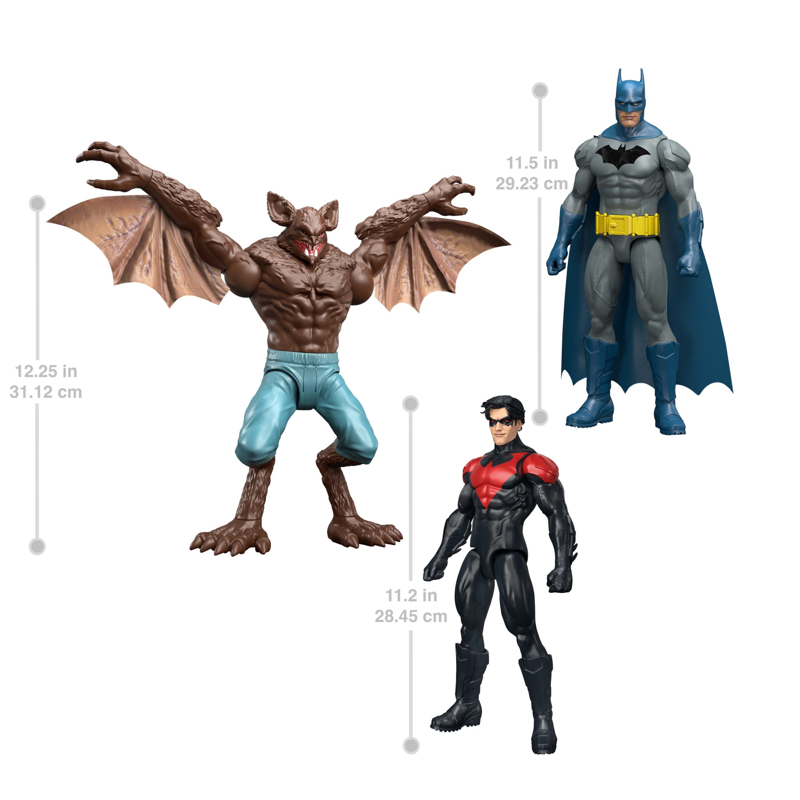 DC Premier Batman & Nightwing Vs Villain Man-Bat 3-Pack Action Figures - Image 4