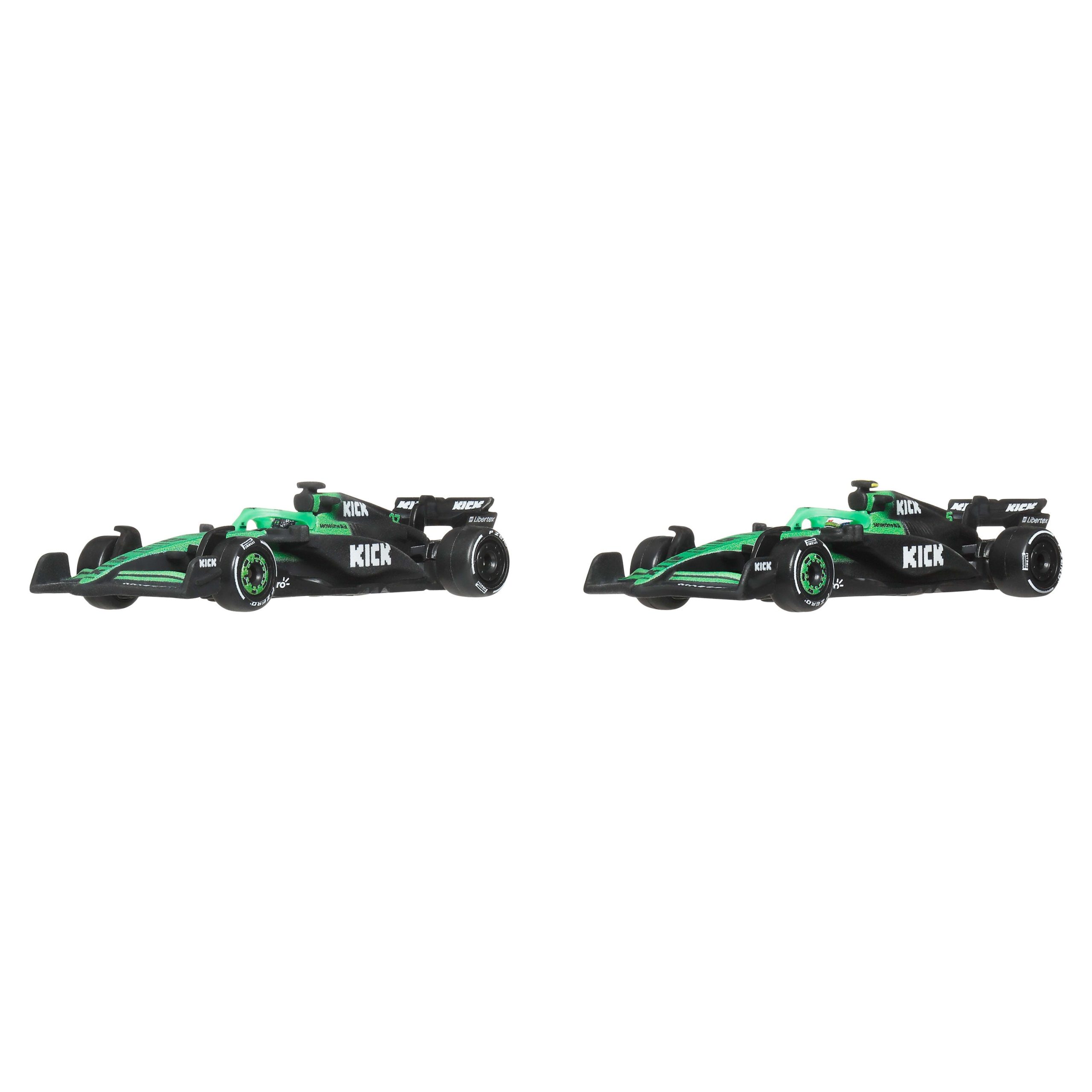 Hot Wheels Premium Kick Sauber F1 Team 2-Pack Of 1:64 Scale Racecars: Hulkenberg & Bortoleto