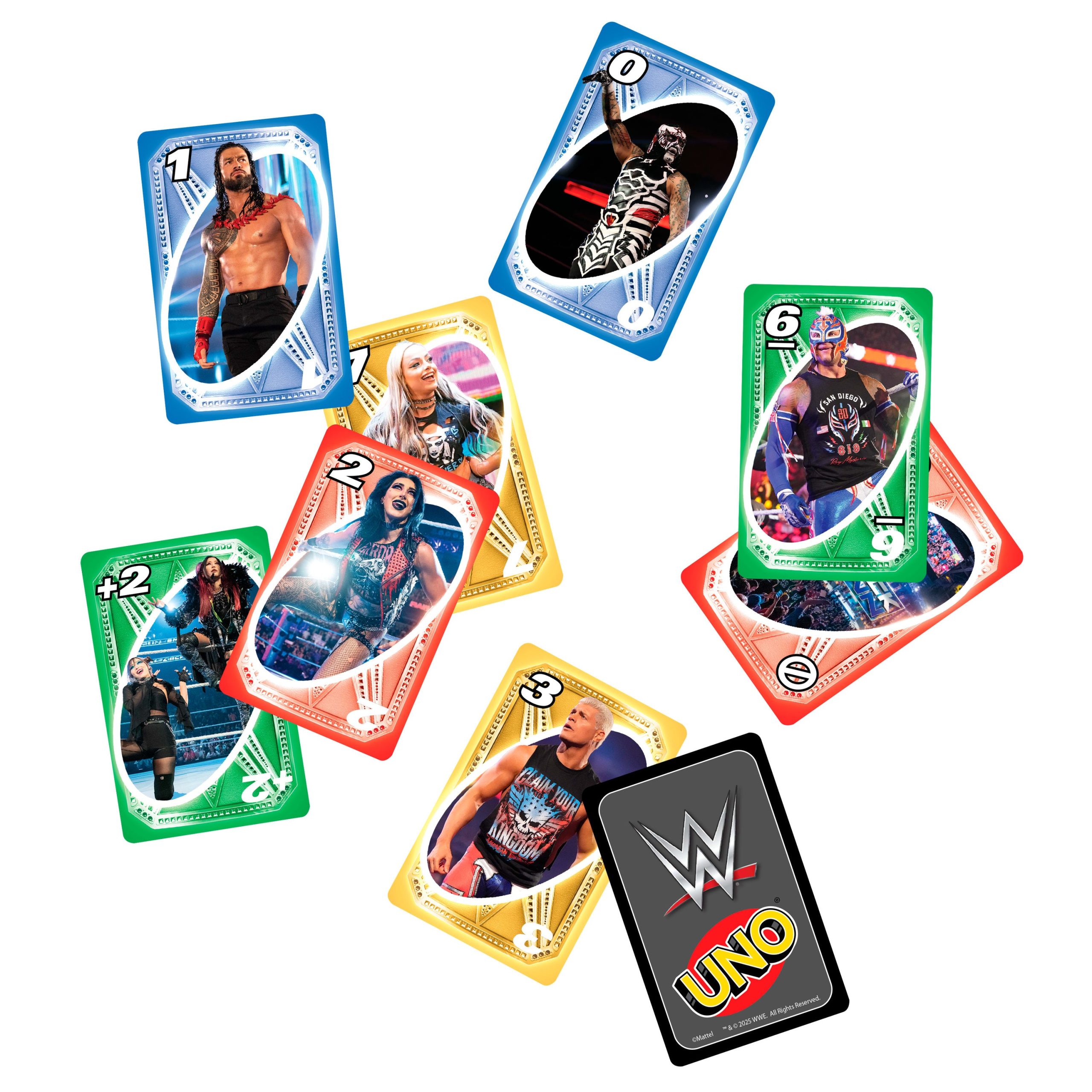 UNO WWE Card Game For Kid. Adult & Family Nights. Collectible Deck Featuring Fan-Favorite Superstars - Image 4