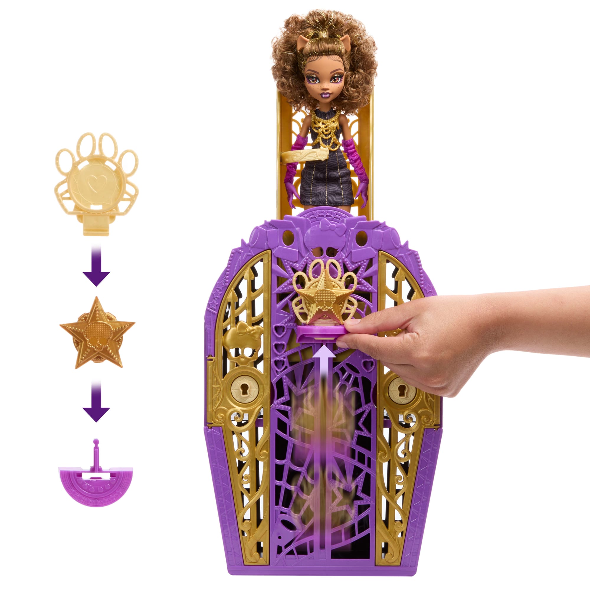 Monster High Boneca Skulltimate Hauntlywood Clawdeen - Image 5