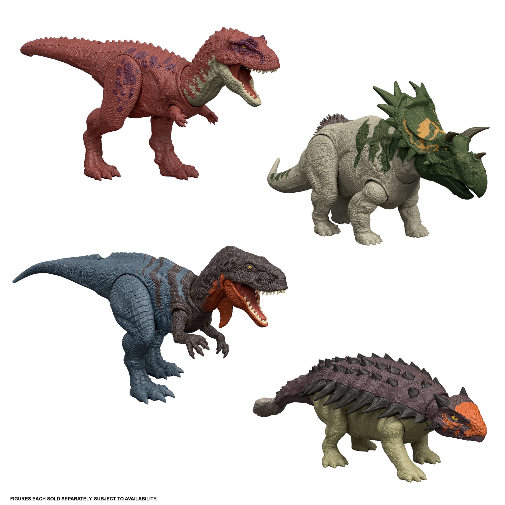 Jurassic World Dinosaurio de Juguete Rebirth Rugido Salvaje Euoplocephalus - Image 5