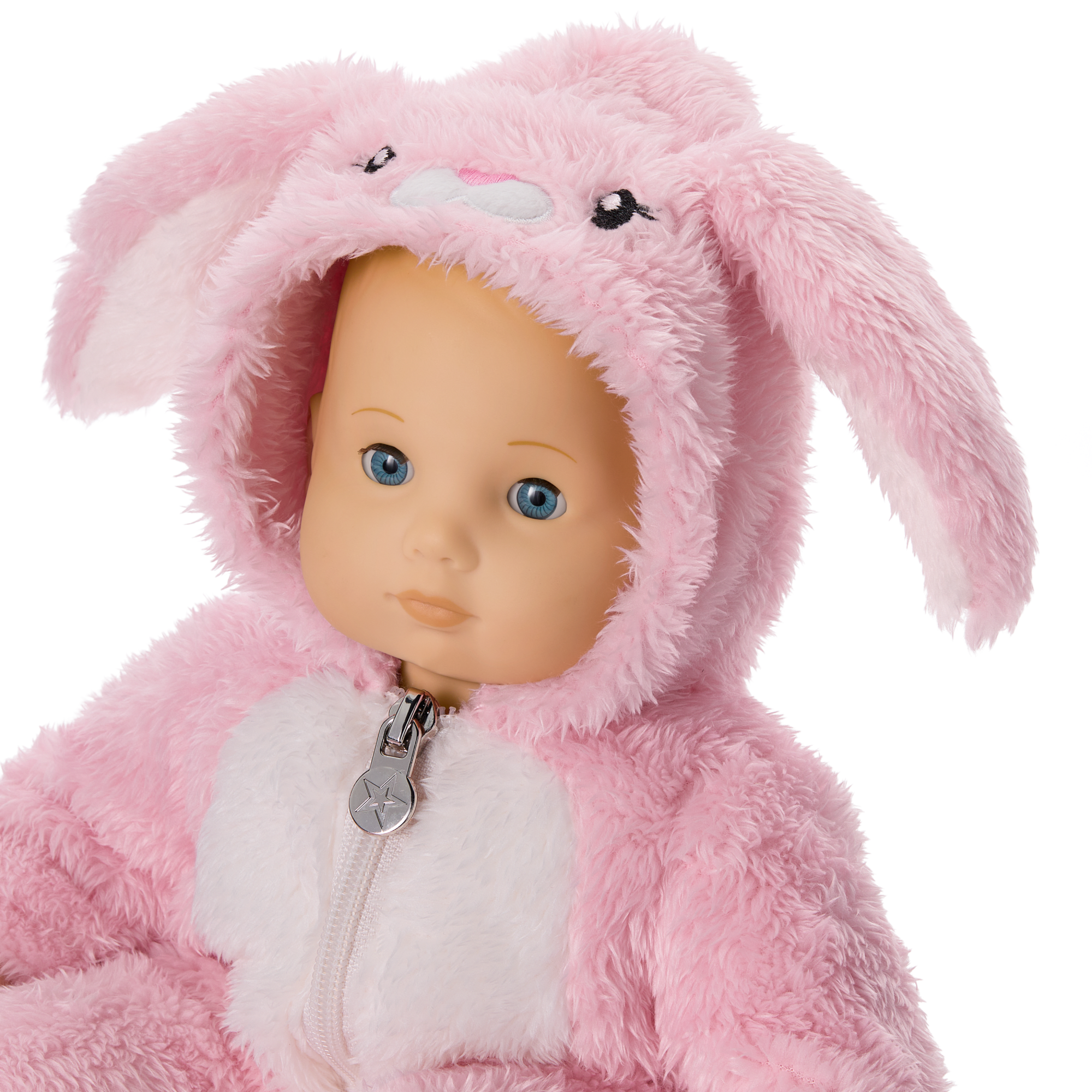 Playful Pink Bunny One-Piece Outfit for Bitty Baby® Dolls - Image 5
