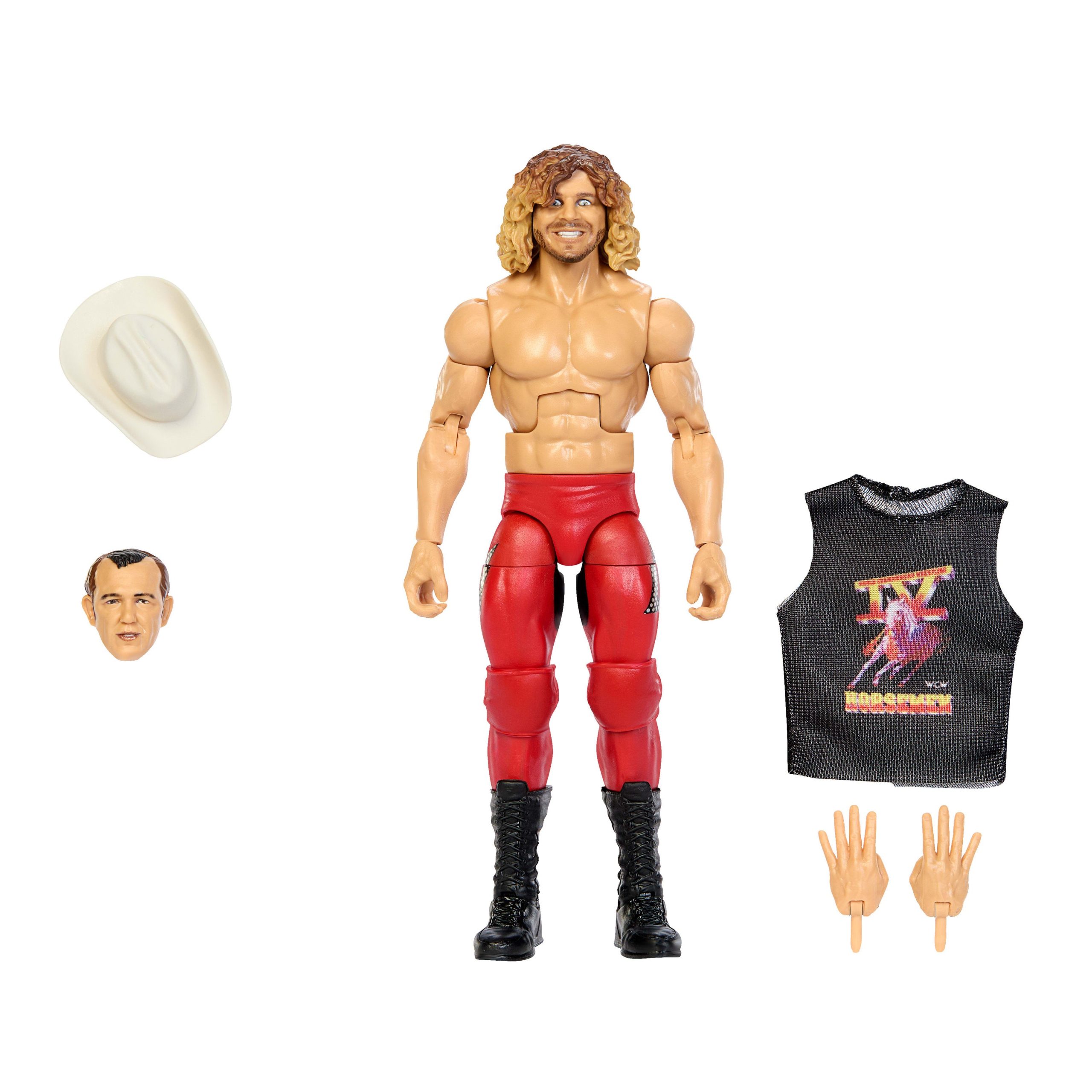WWE Elite Legends Bam Bam Bigelow Action Figure & Accessories. Series 32 6-Inch Collectible Set