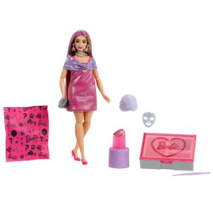Barbie Party Unboxed Muñeca Get Ready With Me Vestido Rosa