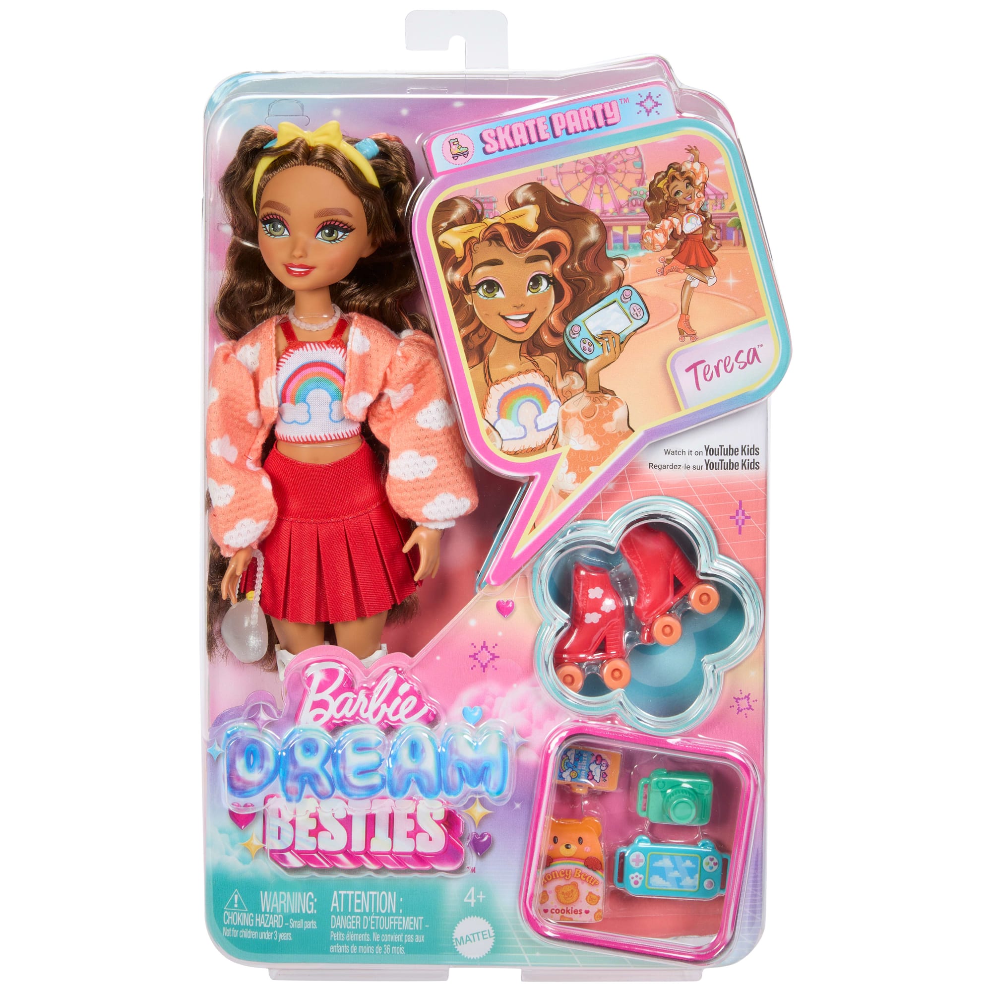 Barbie Équipe de Rêve Poupée Teresa Patins à Roulettes - Image 6