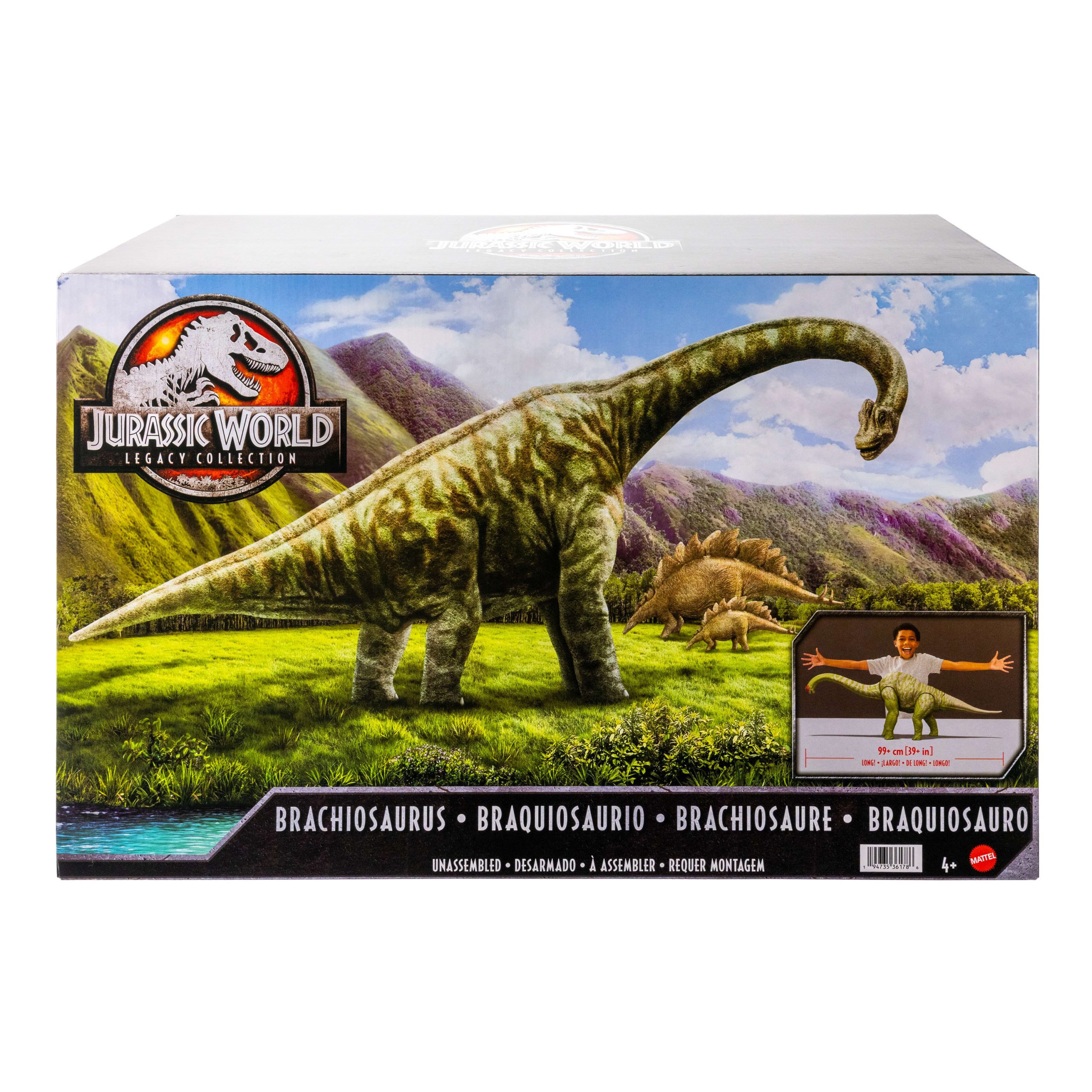 Jurassic World Legacy Collection Brachiosaurus Dinosaur 39 Inch Figure. Jurassic Park IIi Design - Image 5