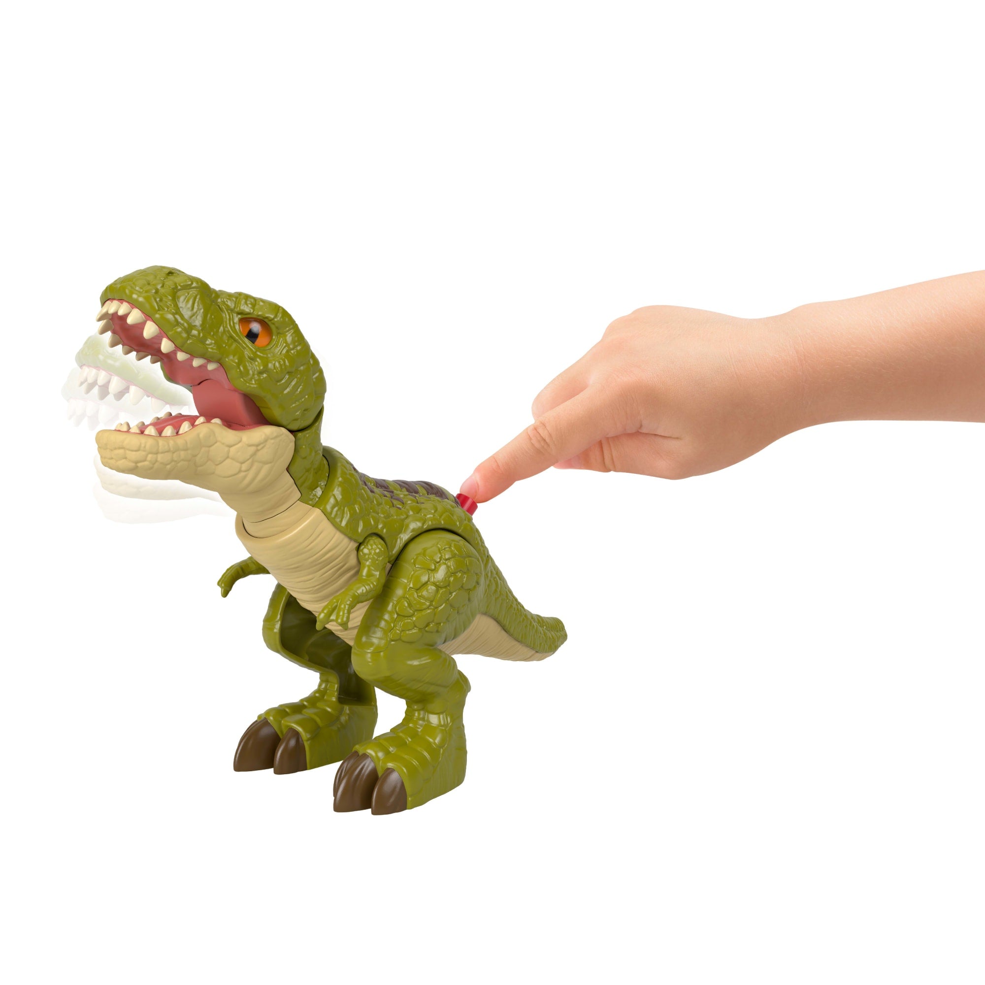 Fisher-Price Imaginext Jurassic World Rebirth Tyrannosaurus Rex Dinosaur Action Figure With Motion - Image 2