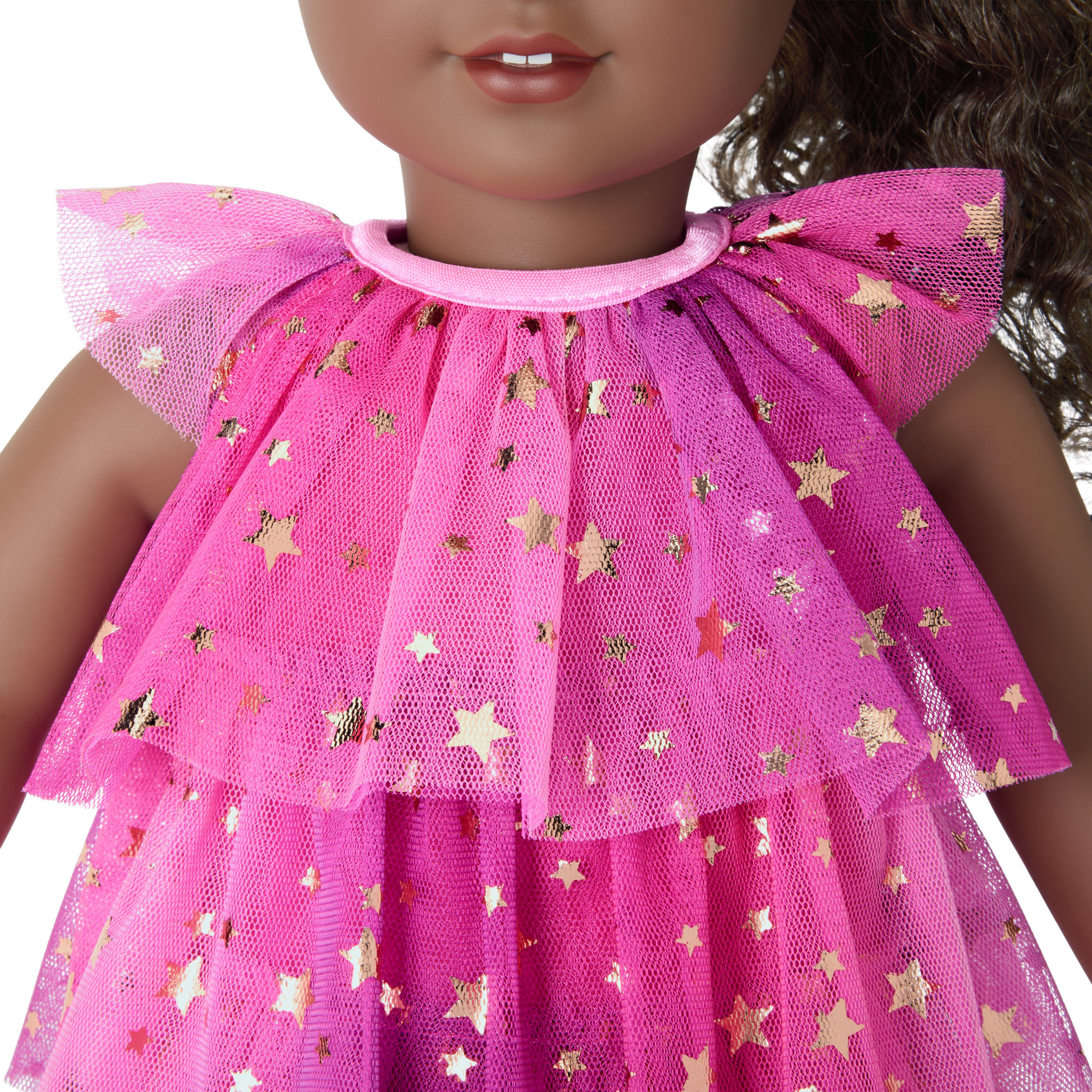 Pink Party-Ready Dresses for Girls & 18-inch Dolls - Image 6
