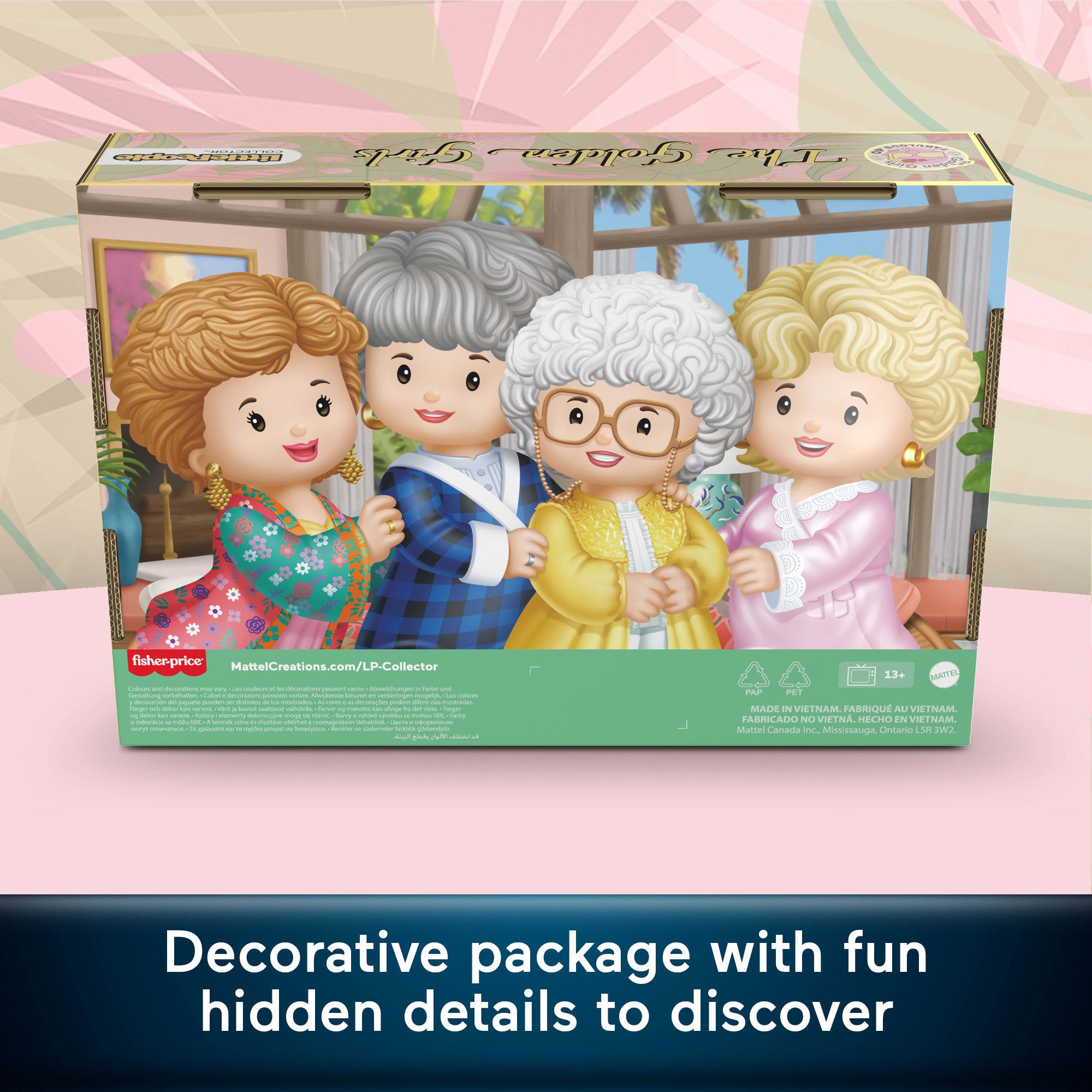 Little People Collector The Golden Girls Late Night Cheesecake. 40Th Anniversary Set For Adults & Fans - Image 4