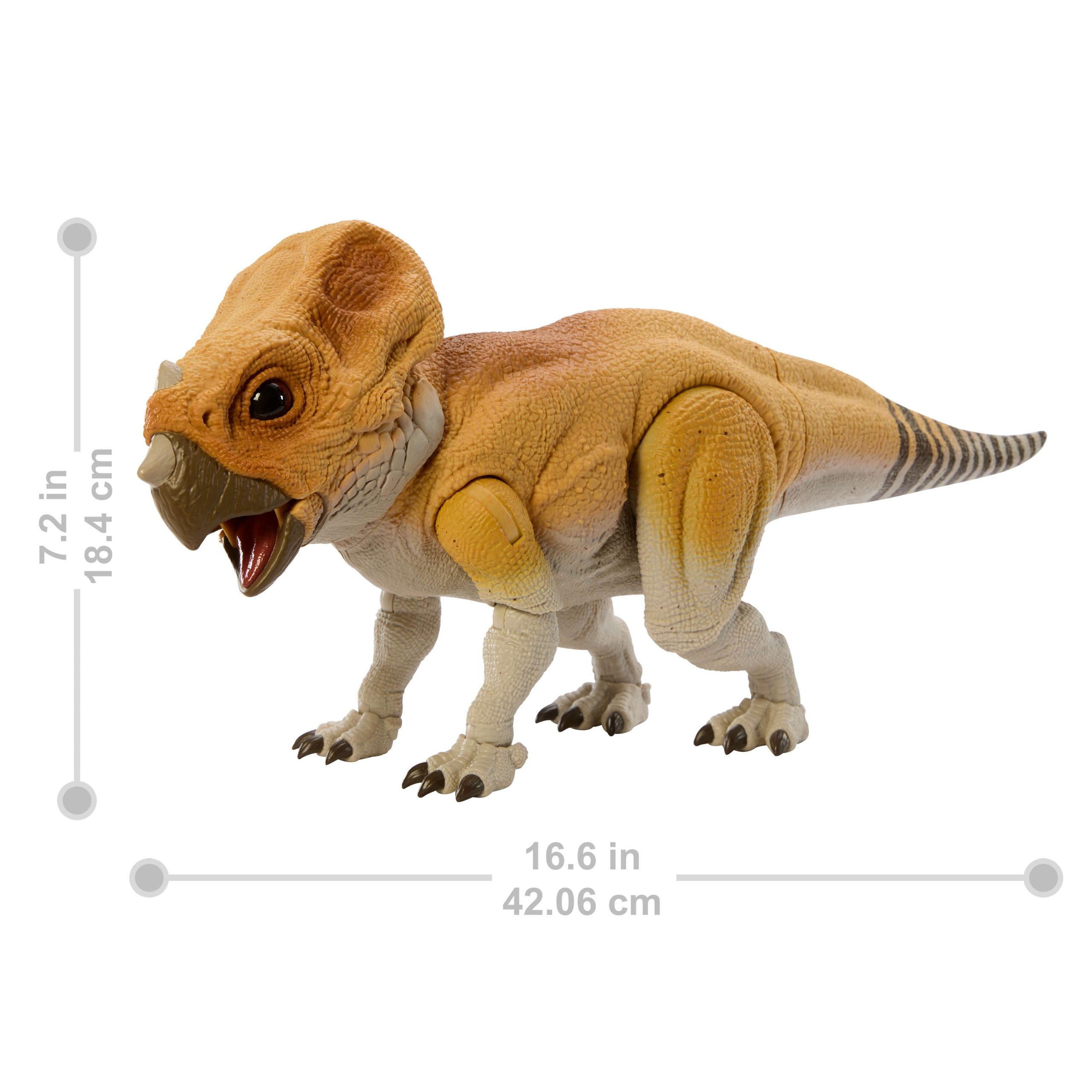 Jurassic World Hammond Collection Screen Scale Aquilops Dolores Dinosaur Figure. Real Feel & Glass Eyes - Image 6