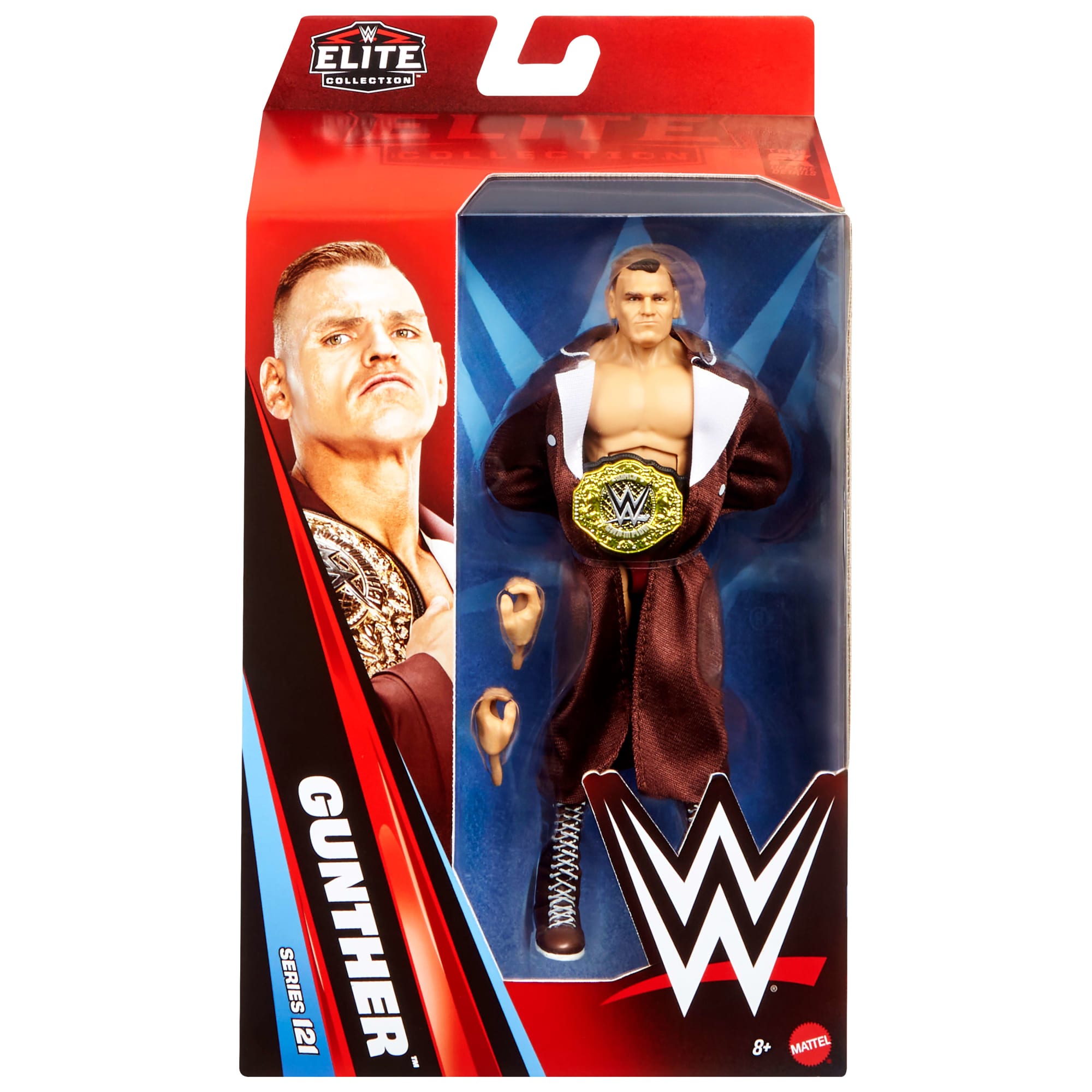 WWE Elite Gunther Action Figure Series #121. 6-Inch Collectible With Accessories - Image 6