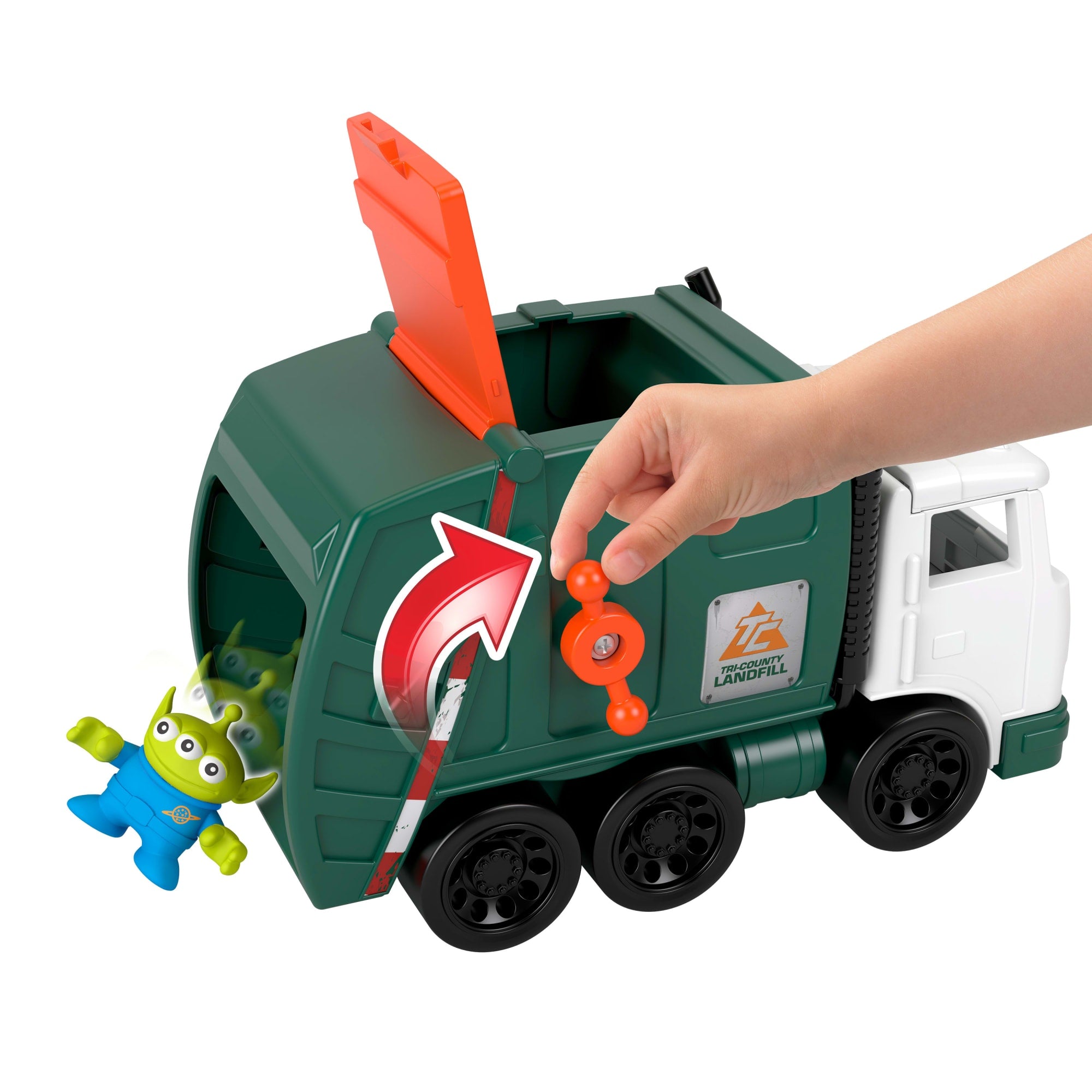 Fisher Price-Disney Pixar Toy Story Camion-Poubelle Avec 4 Figurines - Image 3